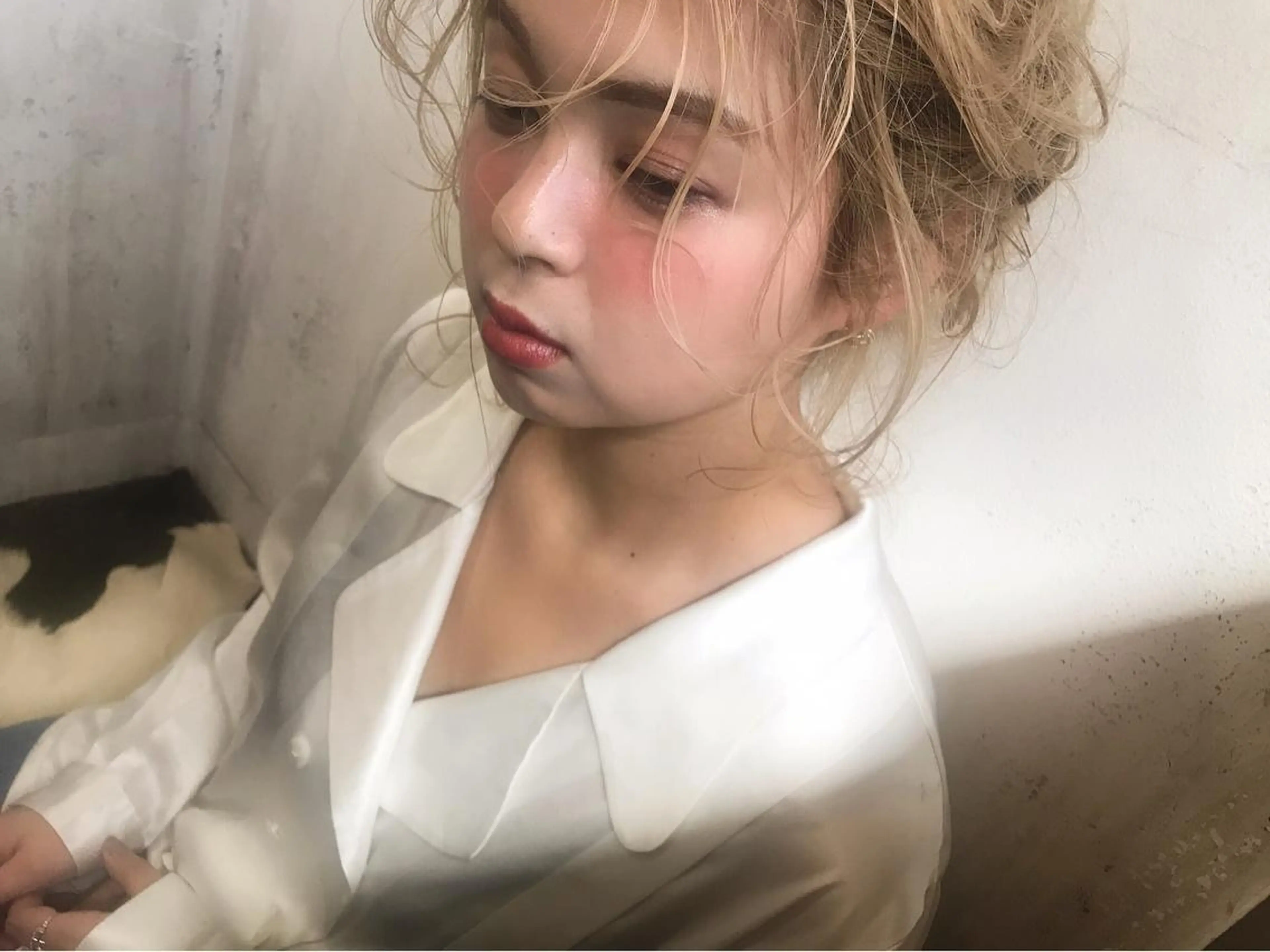 セミロング 顔周りカット 韓国 / 中国ヘア 🦋Noniのヘアスタイル