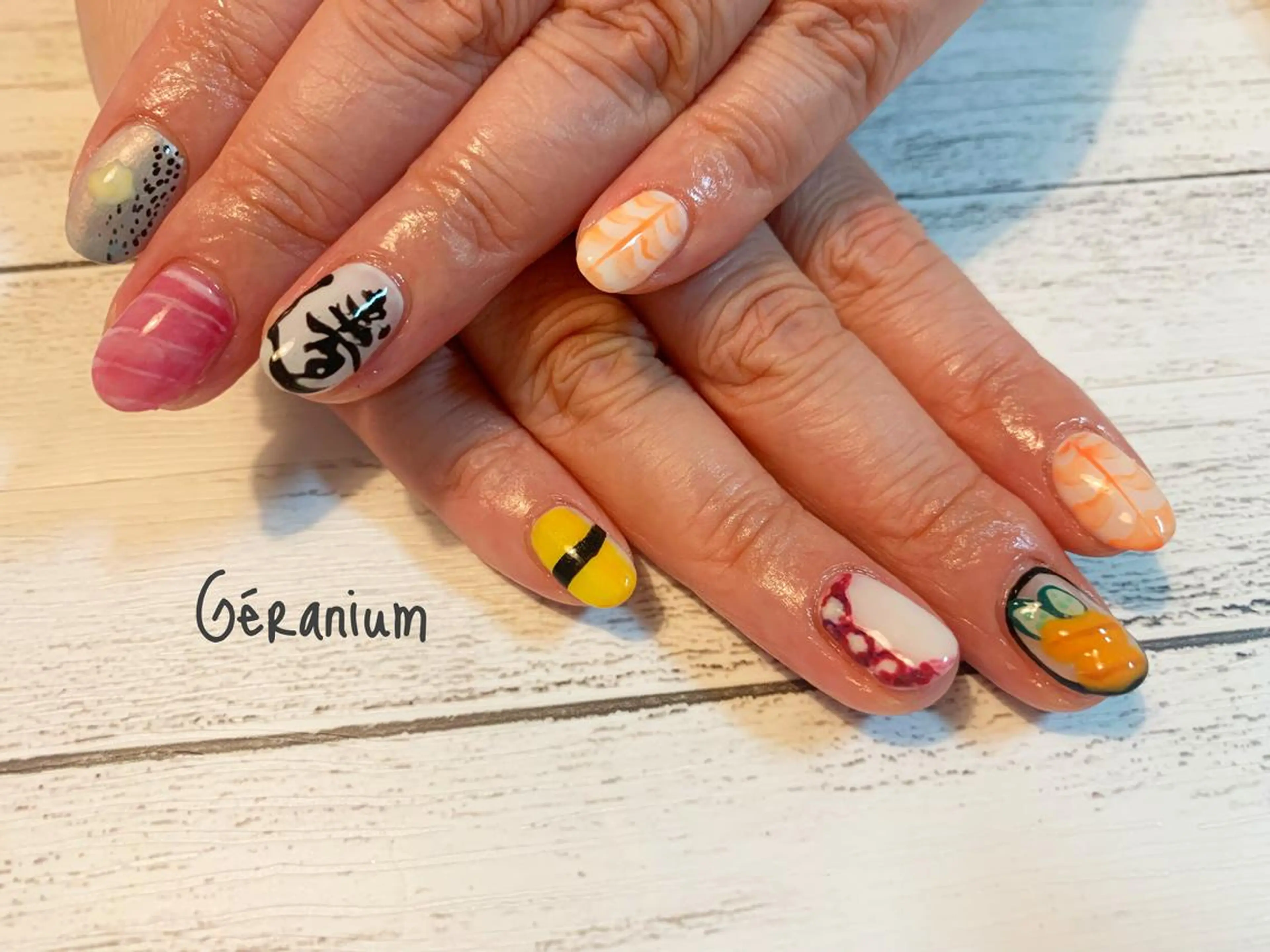 ネイル ハンドネイル GéRanium Harukaのネイルデザイン