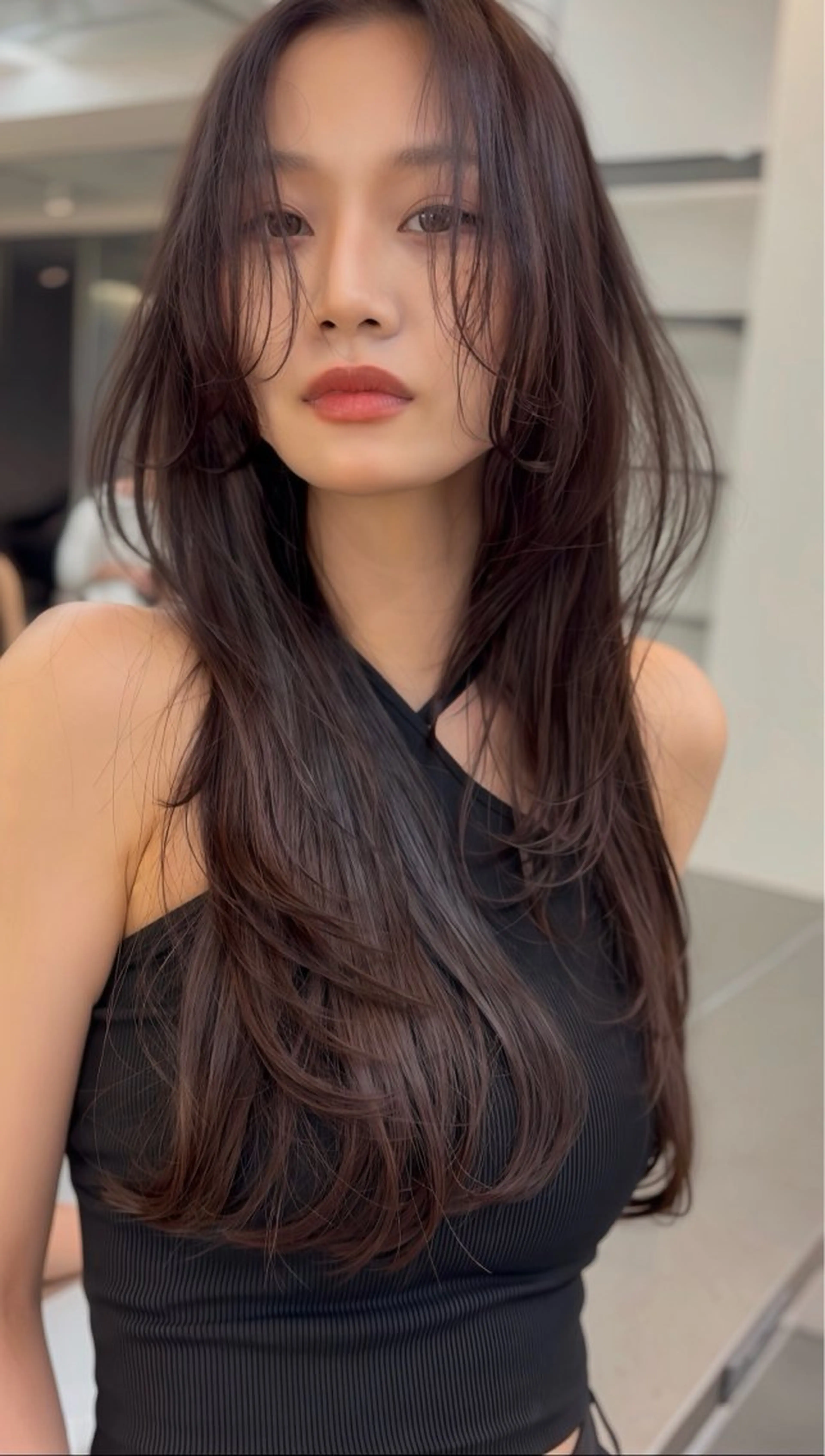 レイヤーカットの写真