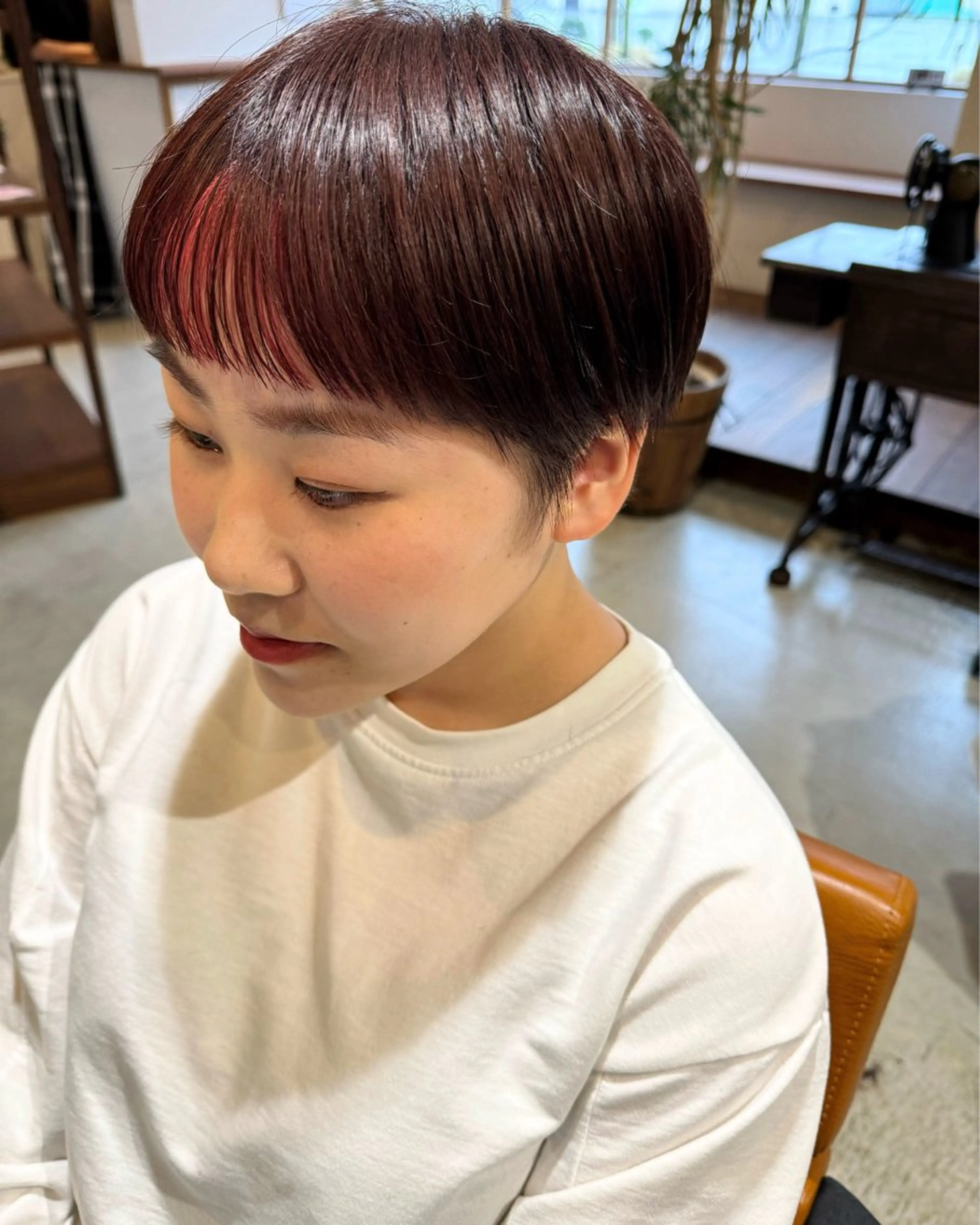 ショート カラー ショートヘア 中島 絢太のヘアスタイル