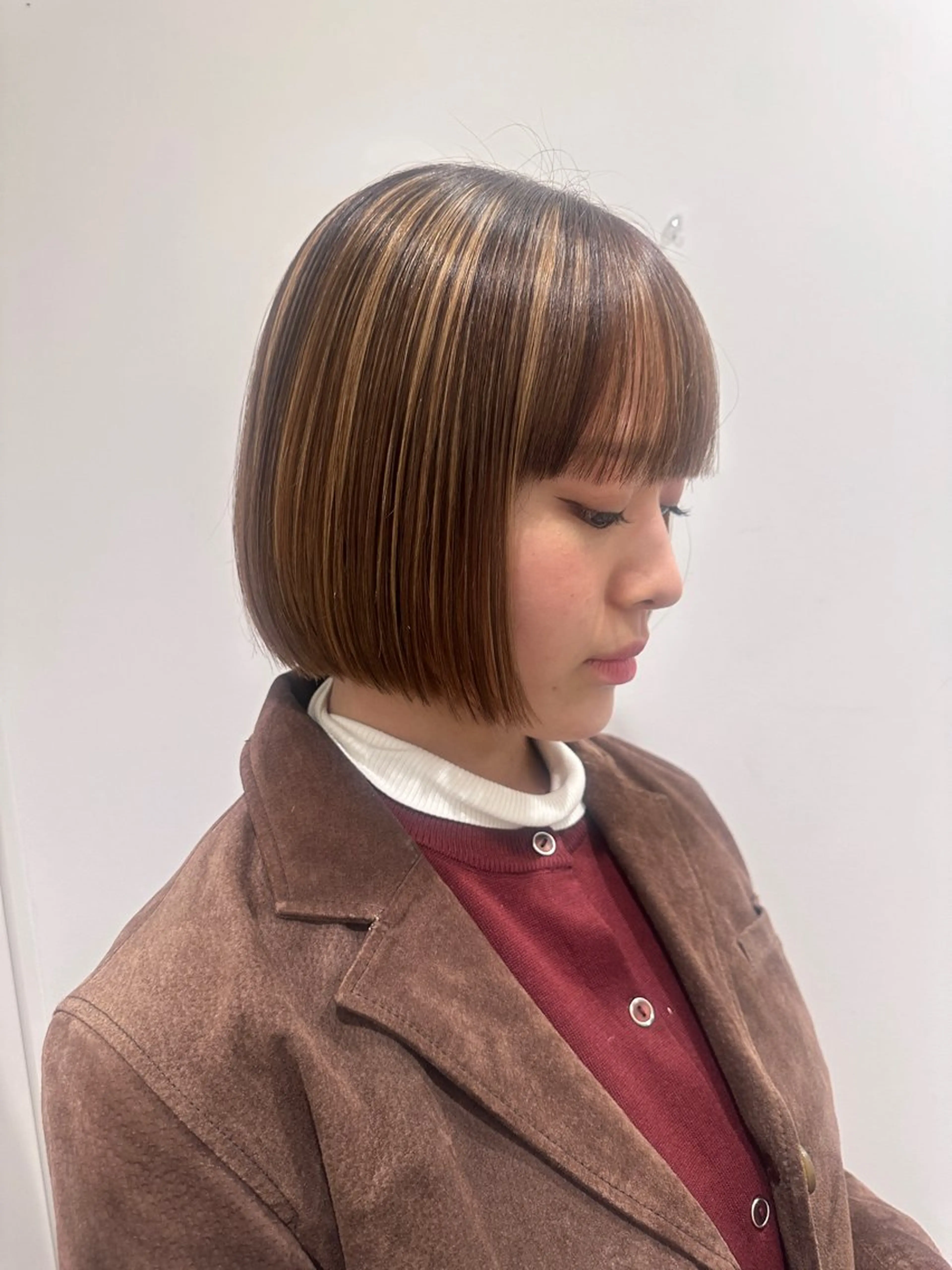 ショート カラー ボブ 岐阜の美容師 HONOKAのヘアスタイル