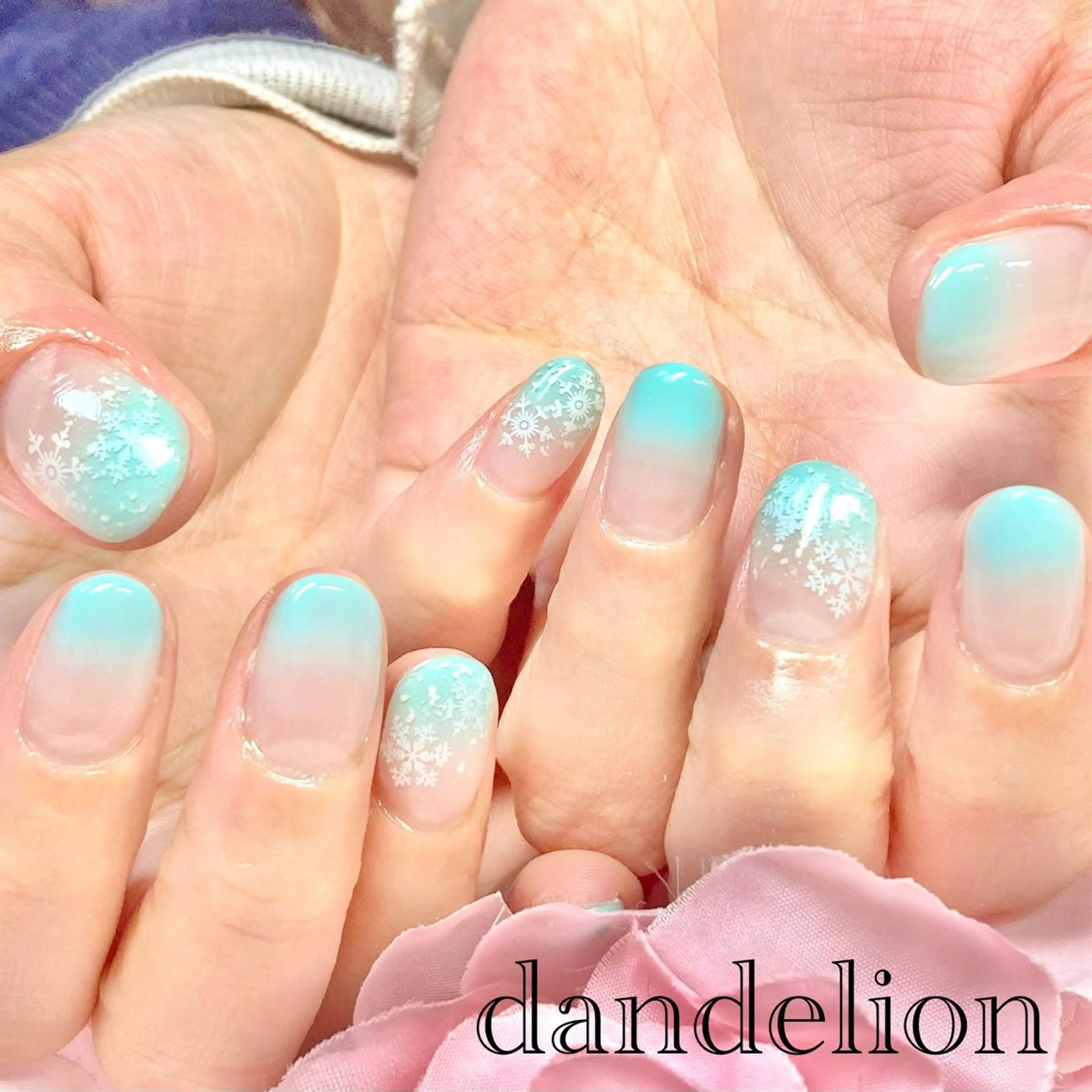 ネイル ハンドネイル ハンドケア dandelion ダンデライオンのネイルデザイン