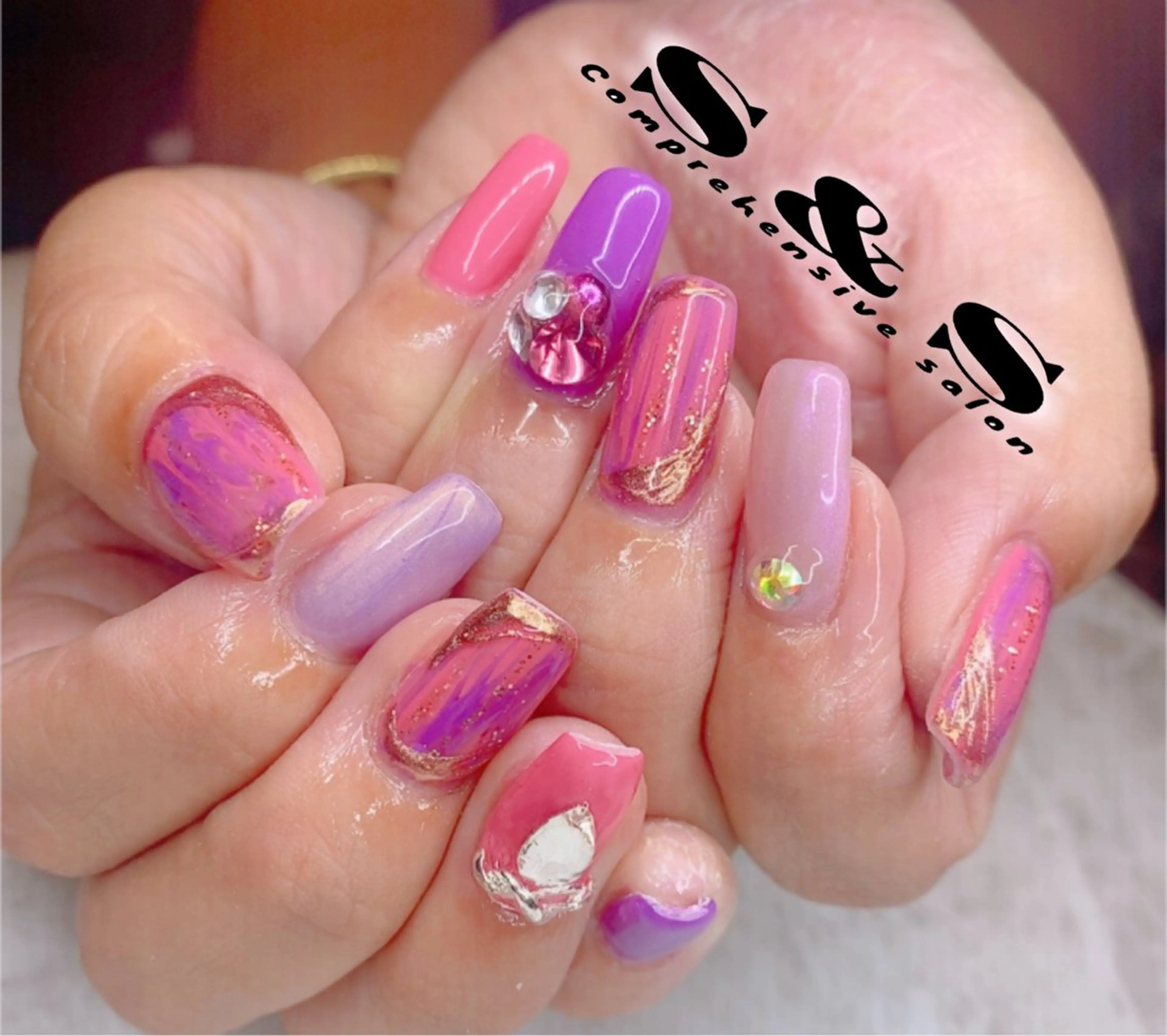 ネイル 長さ出し メンズネイル 持ち込み スカルプネイル S&S 村田小百合のネイルデザイン