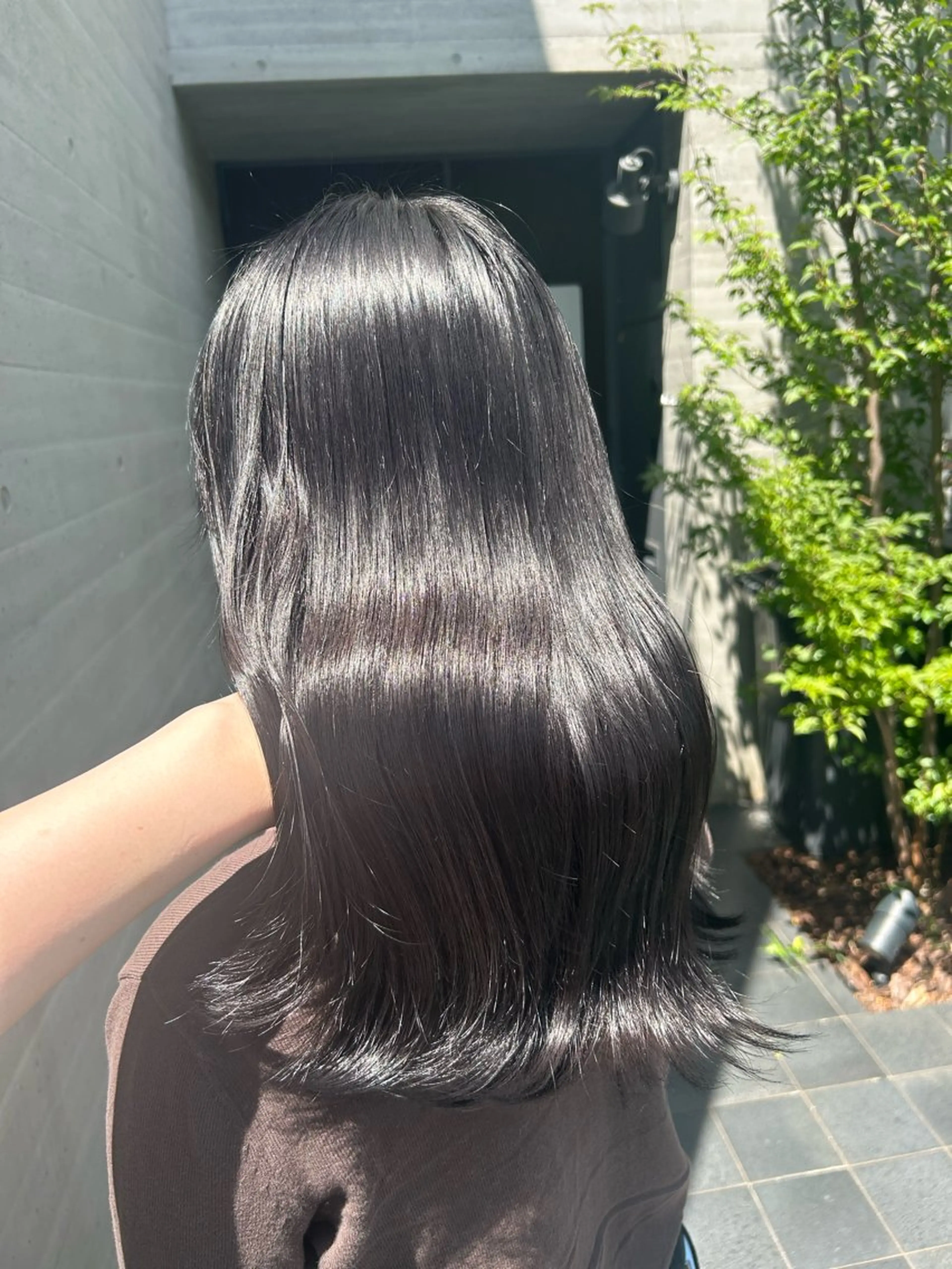 セミロング カット ヘアカラー トリートメント Lomalia Yuuka/42🩵のヘアスタイル