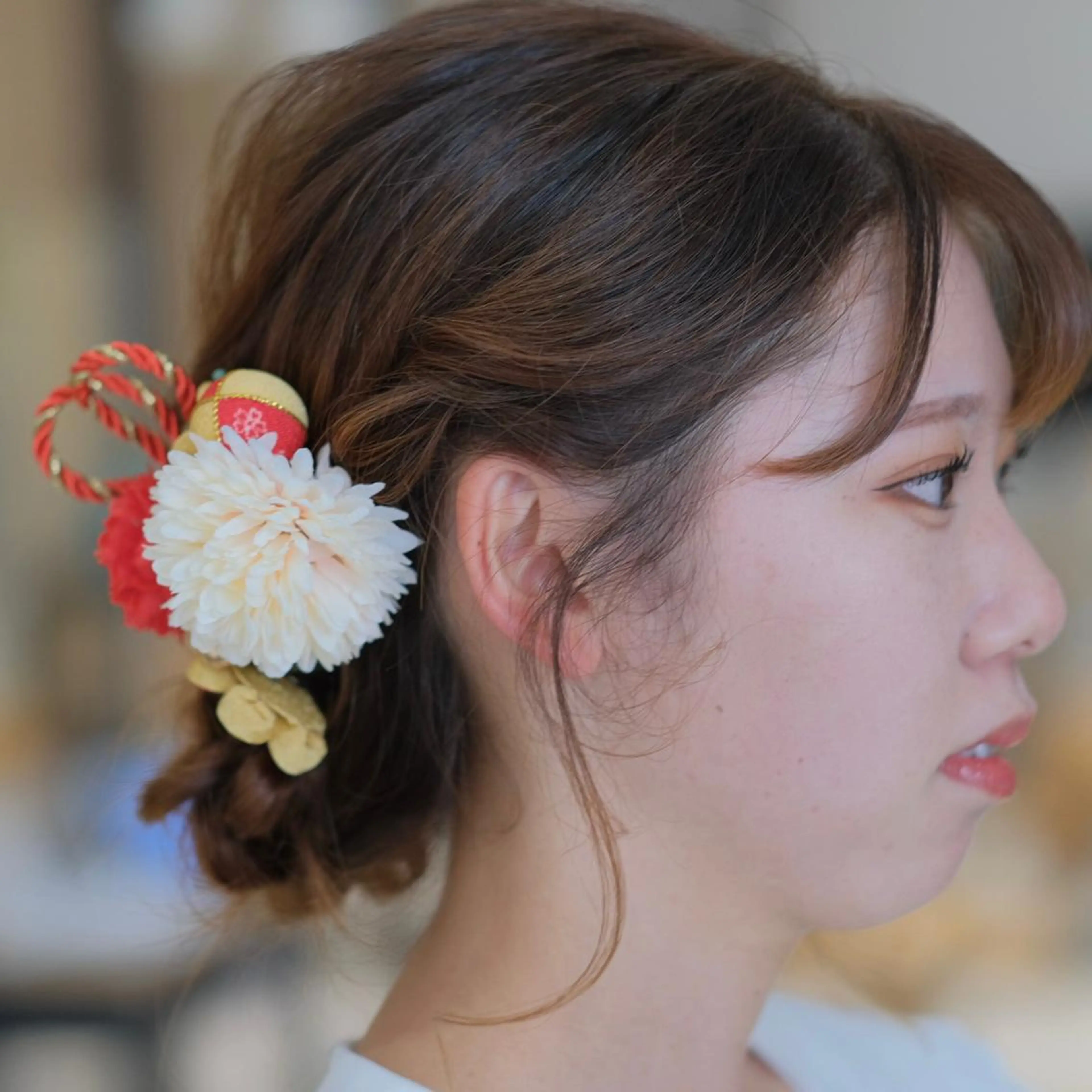 ヘアアレンジ ヘアデザインシュシュ所属・斉藤 三千夫のヘアスタイル