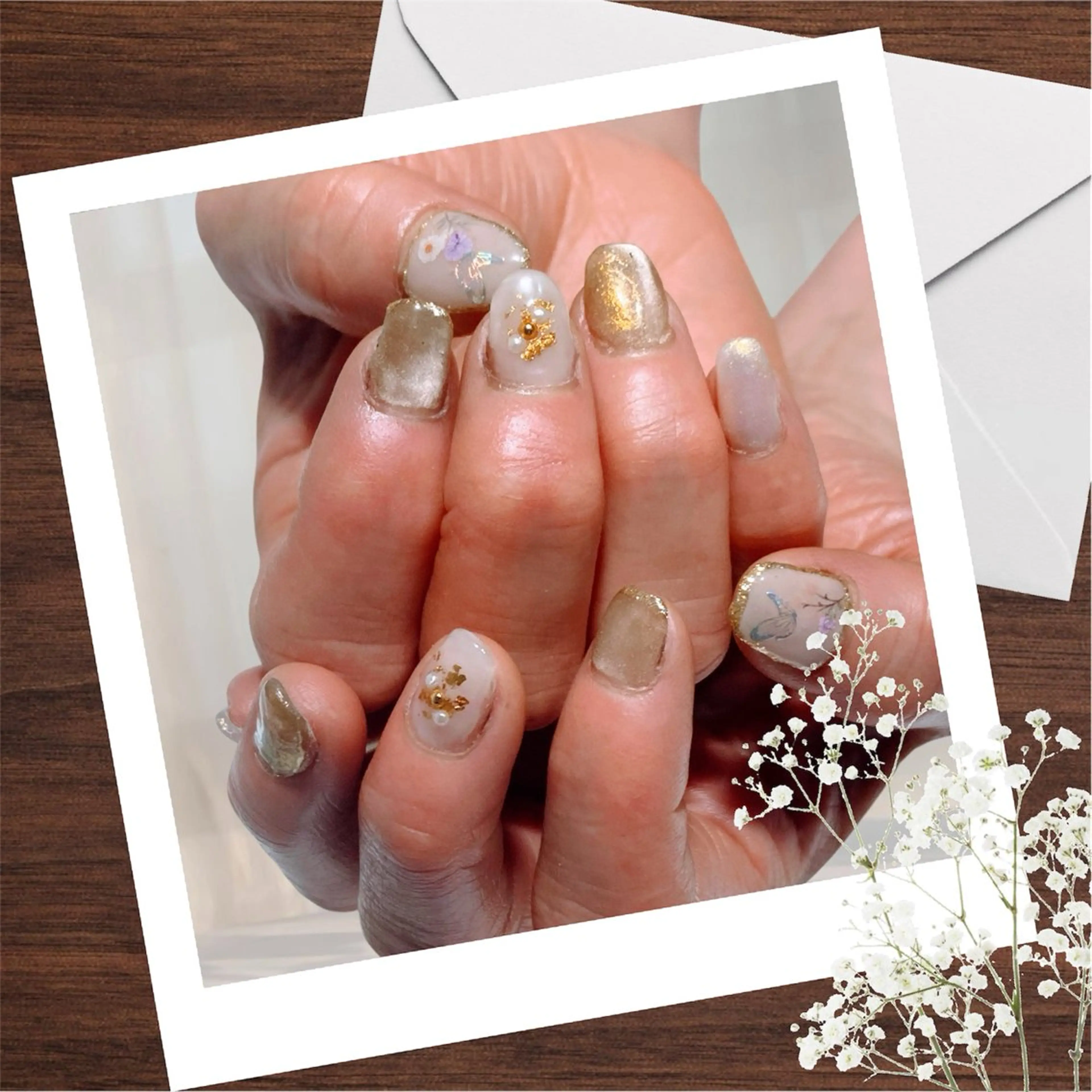 ネイル ハンドネイル calme-和-所属・calme -和-のネイルデザイン