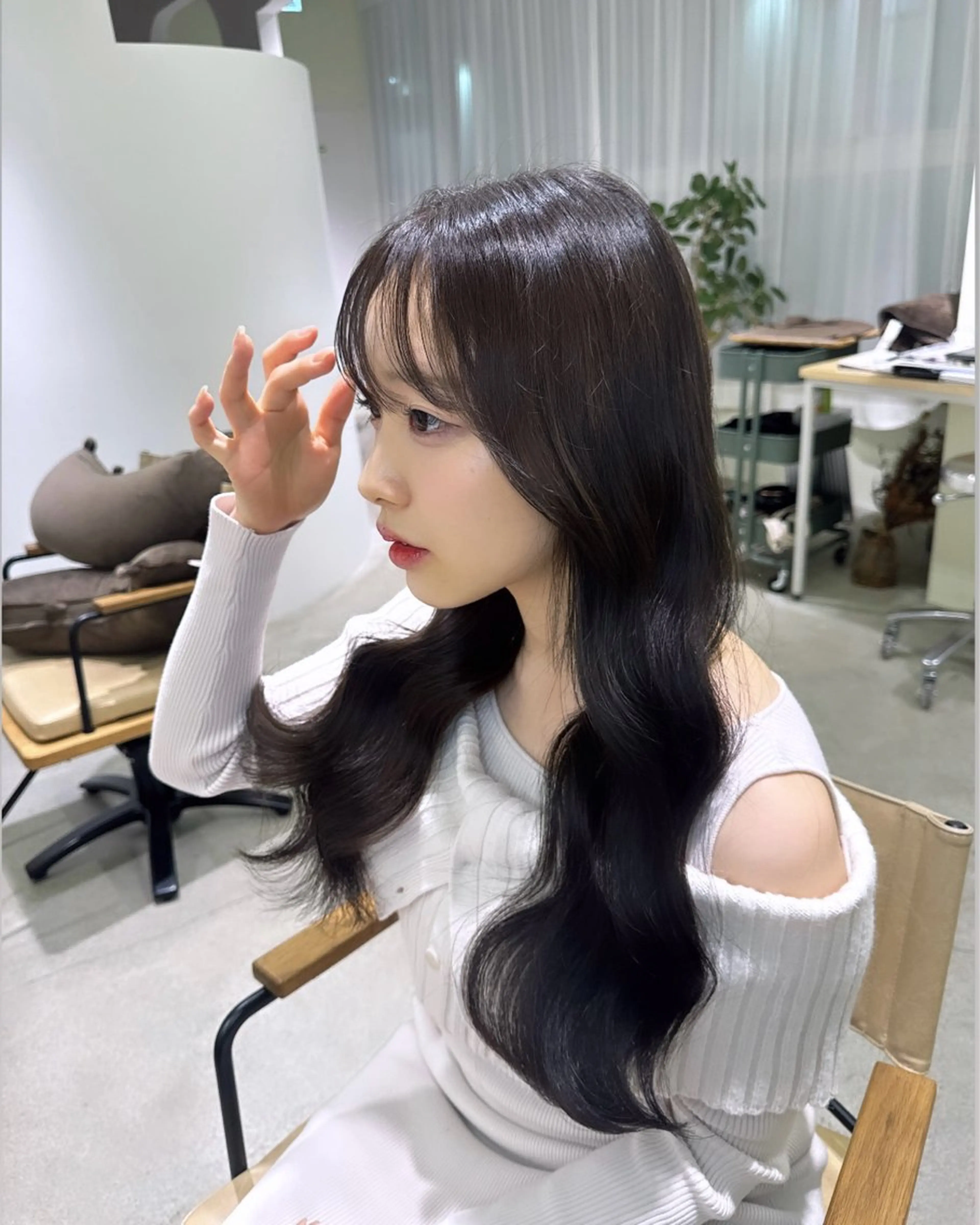 カラー ヘアカラー ulu名古屋栄所属・落合しほ/韓国ヘア/ 髪質改善/縮毛矯正のヘアスタイル