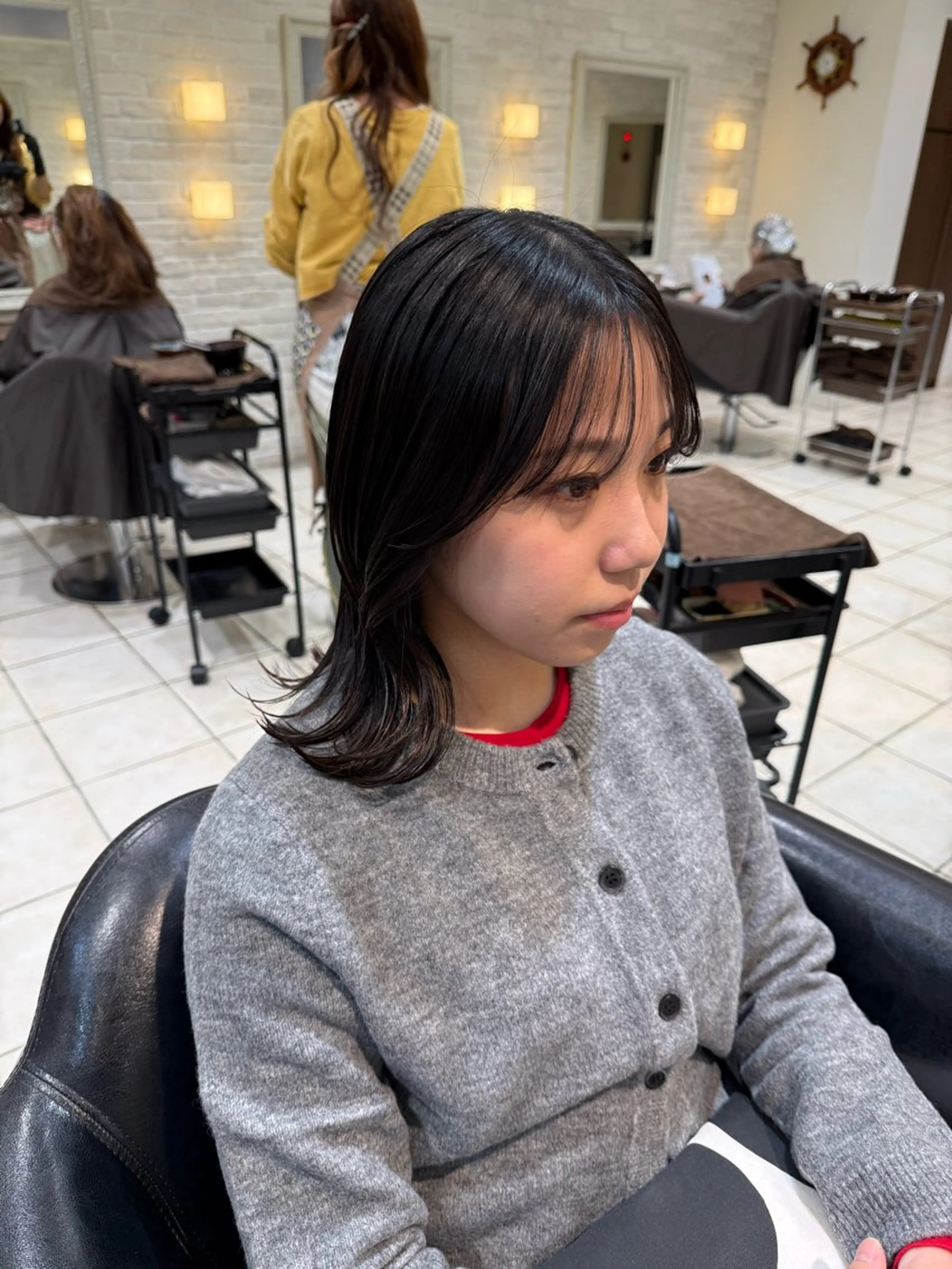 ミディアム 🩵RIKO🩵 透明感カラー🫧のヘアスタイル