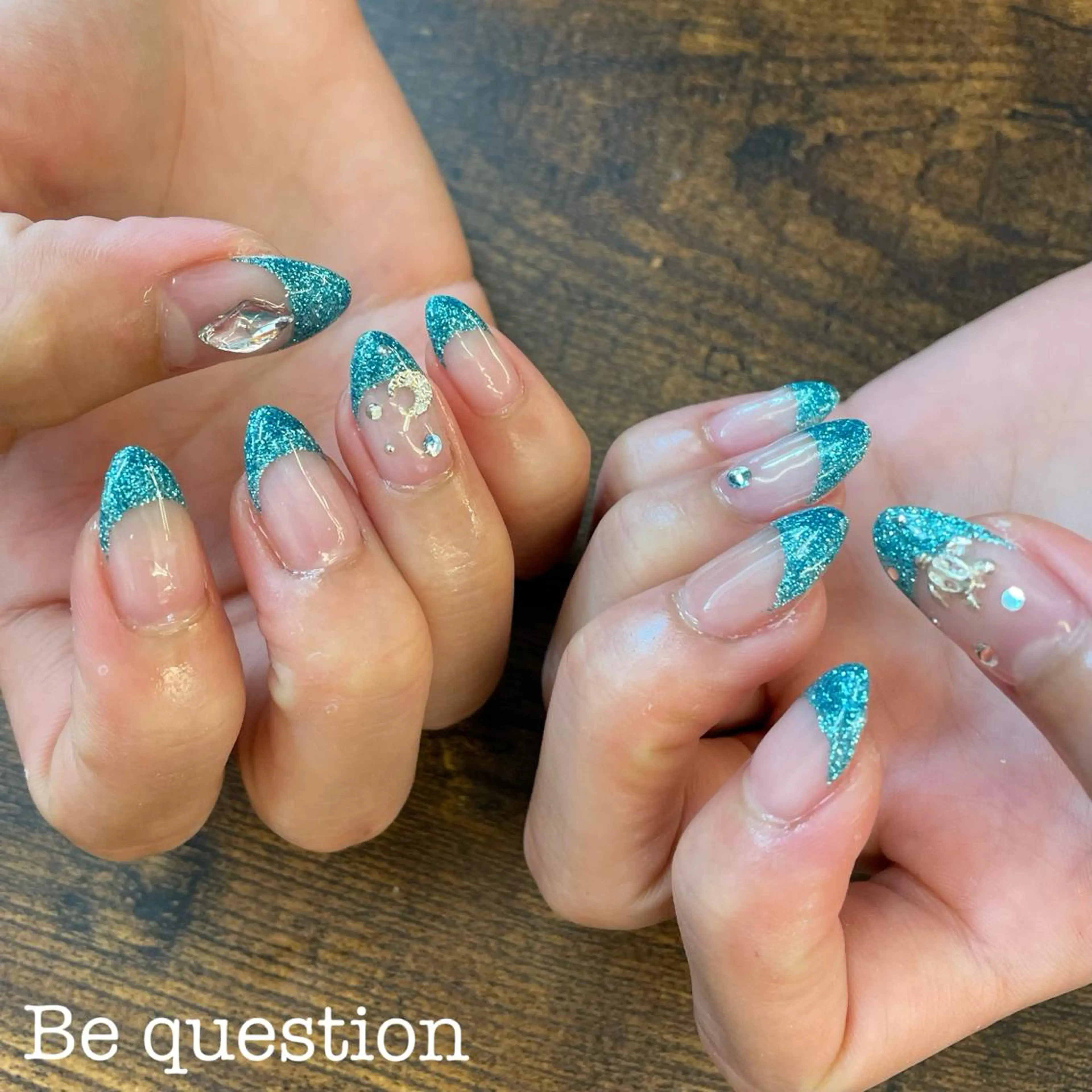 ネイル ラメ(グリッター) ハンドネイル ueki junのネイルデザイン