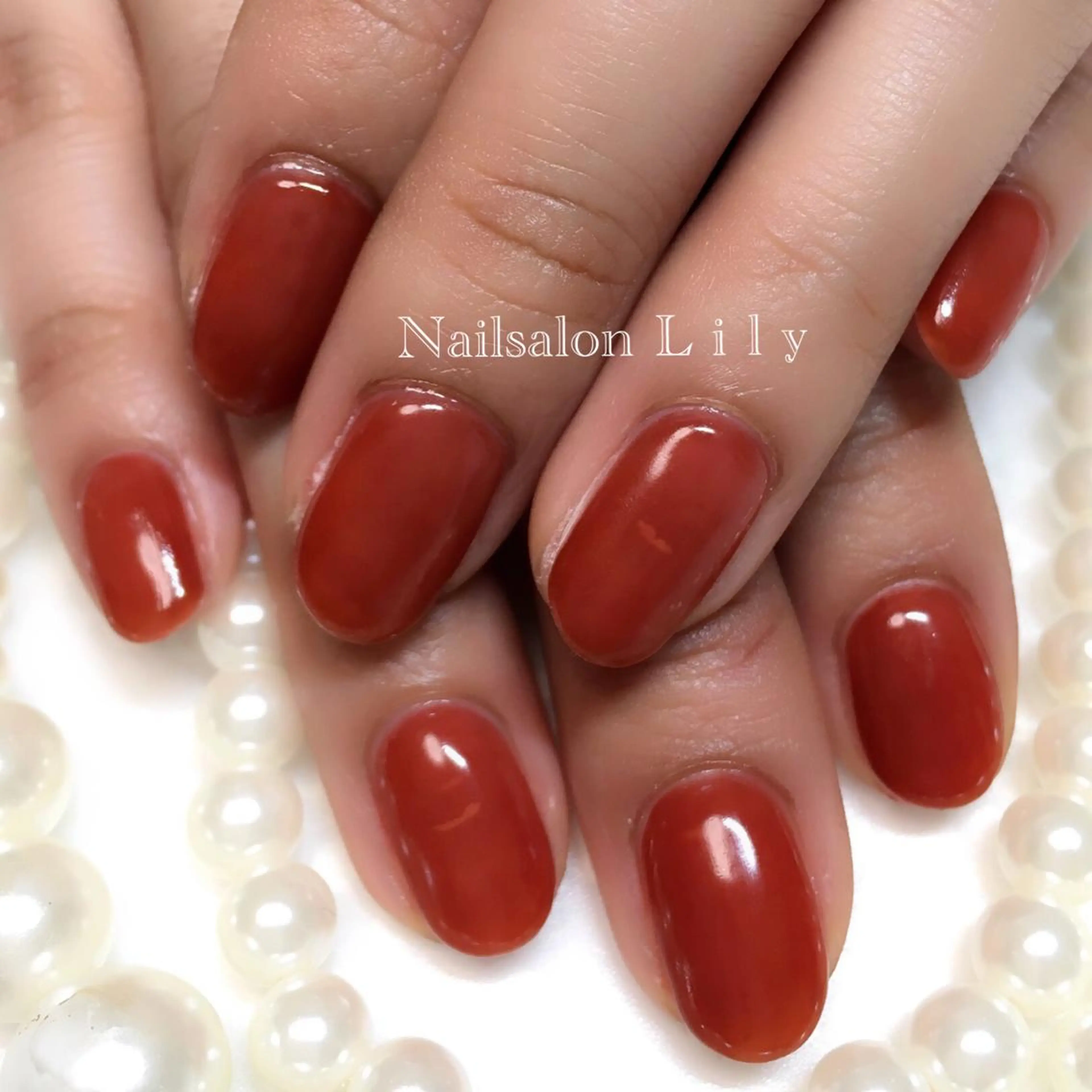 ネイル ワンカラーネイル Nailsalon Lilyのネイルデザイン