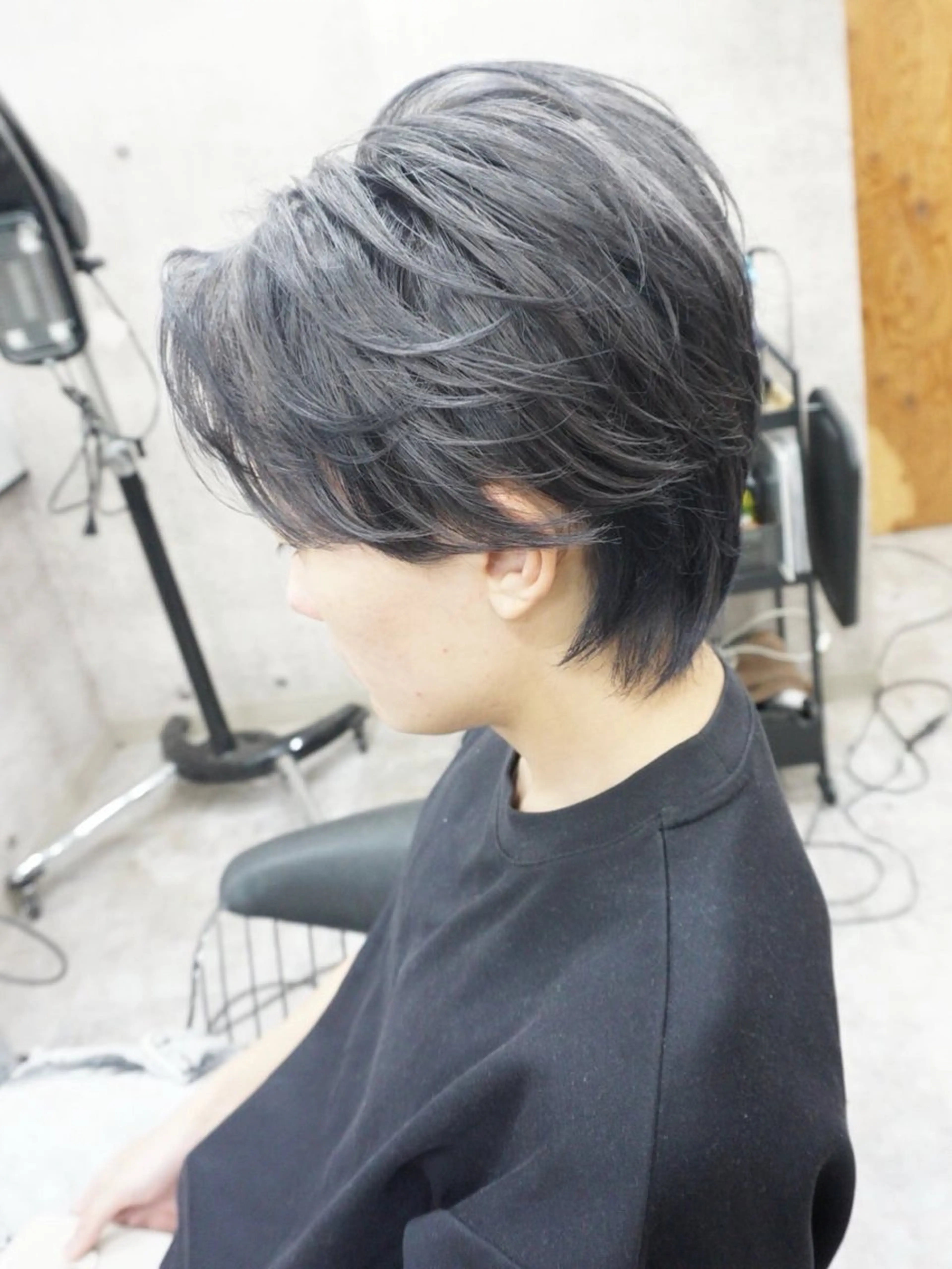 メンズ メンズハイトーン メンズウルフカット ウルフカット カット ヘアカラー トリートメント hair teria ryu 大塚のヘアスタイル