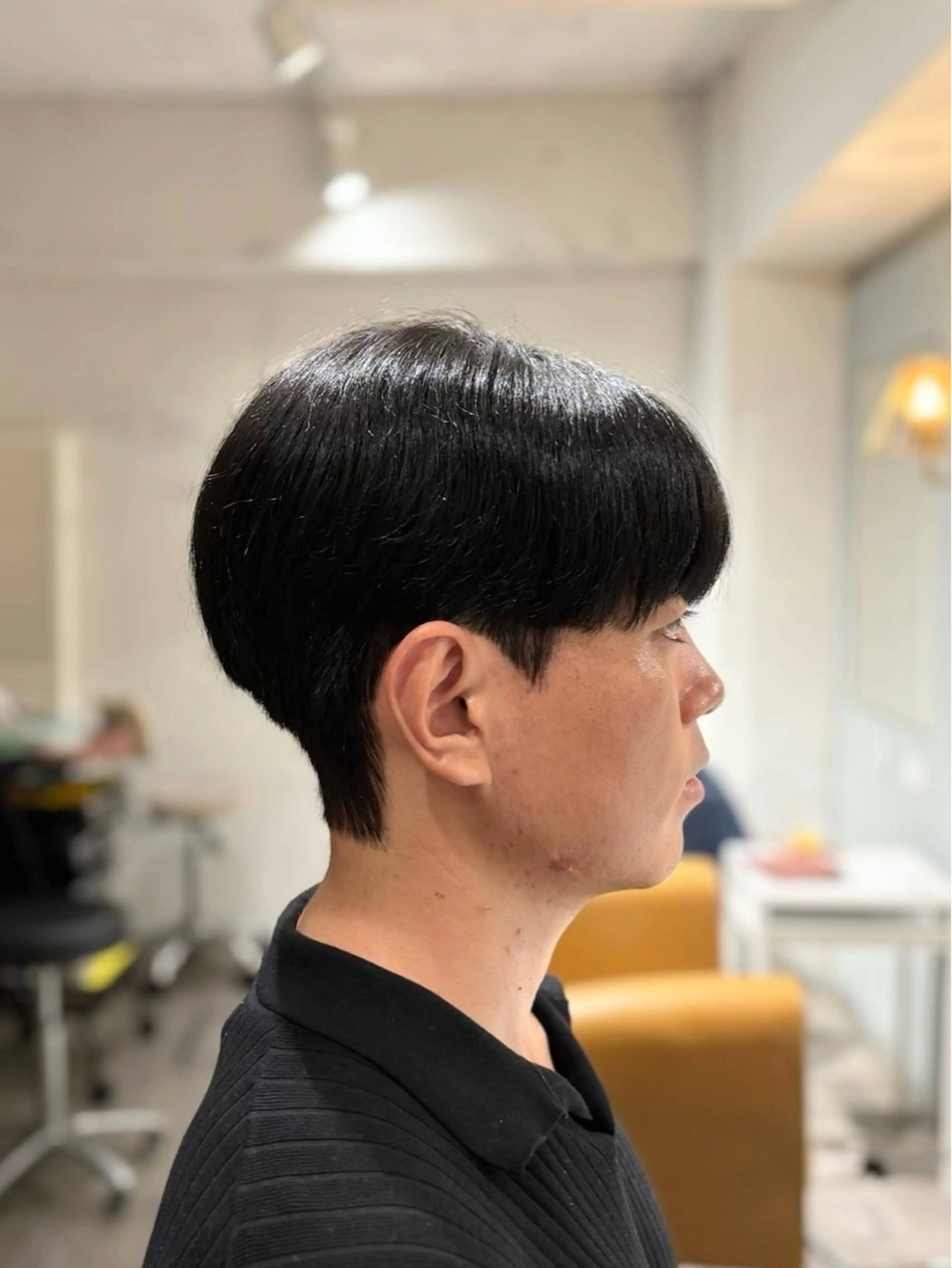 ショート パーマ メンズ カット パーマ 韓国メンズヘア/ ダウンパーマ/歩夢のヘアスタイル