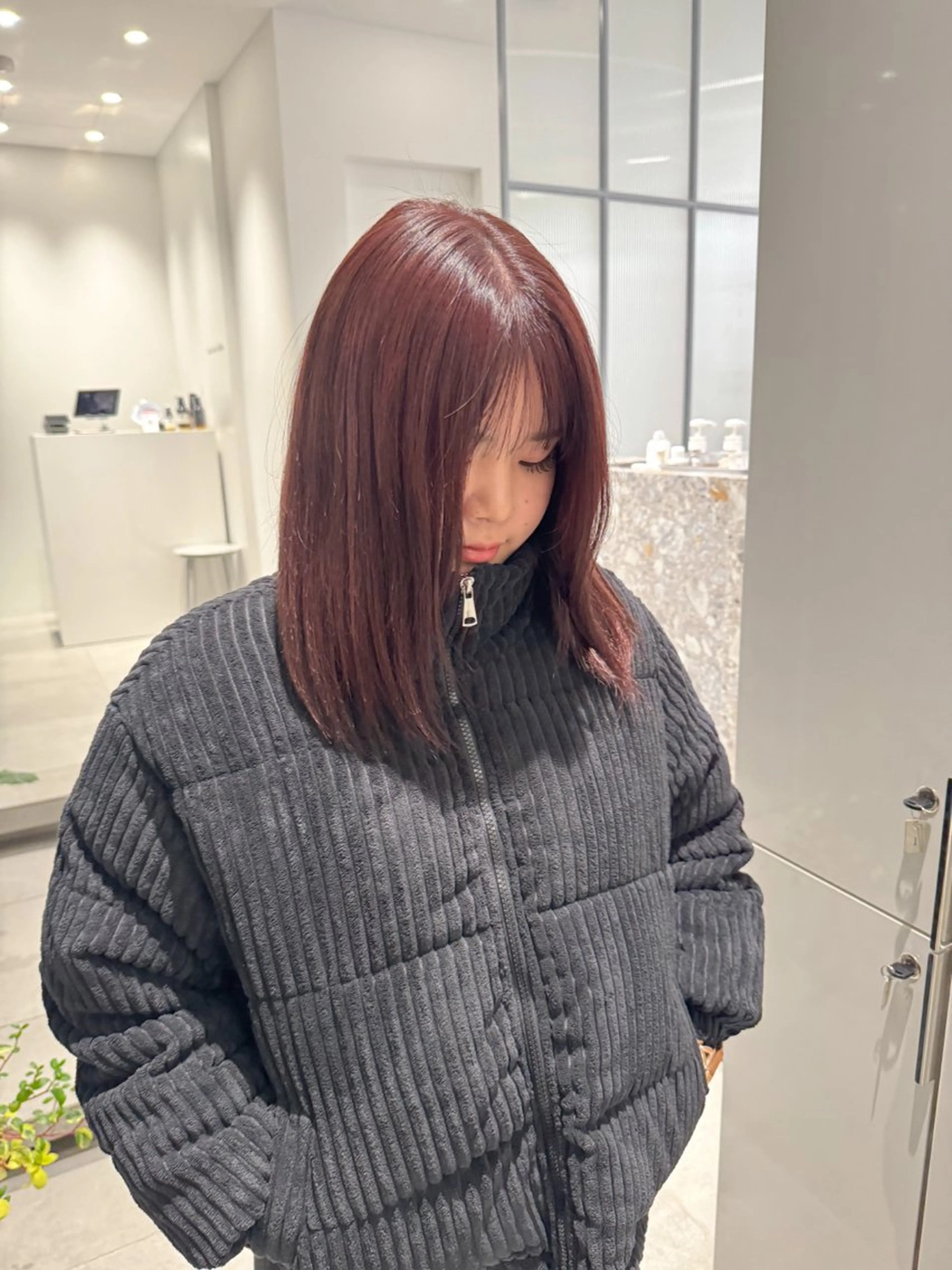 カラー ヘアカラー ひかり／ショート ／似合わせカットのヘアスタイル