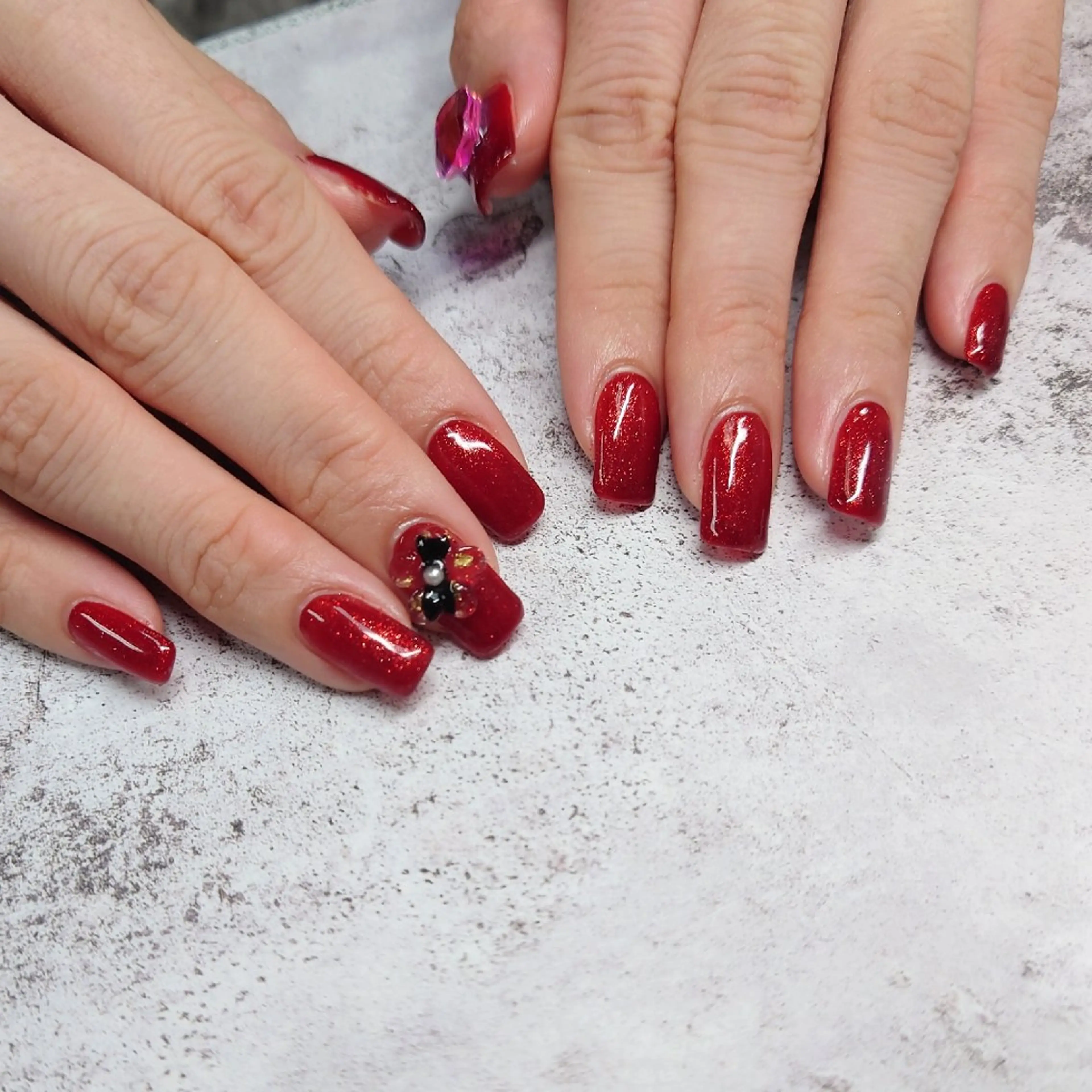 ネイル ラメ(グリッター) atelier -02tsuboのネイルデザイン