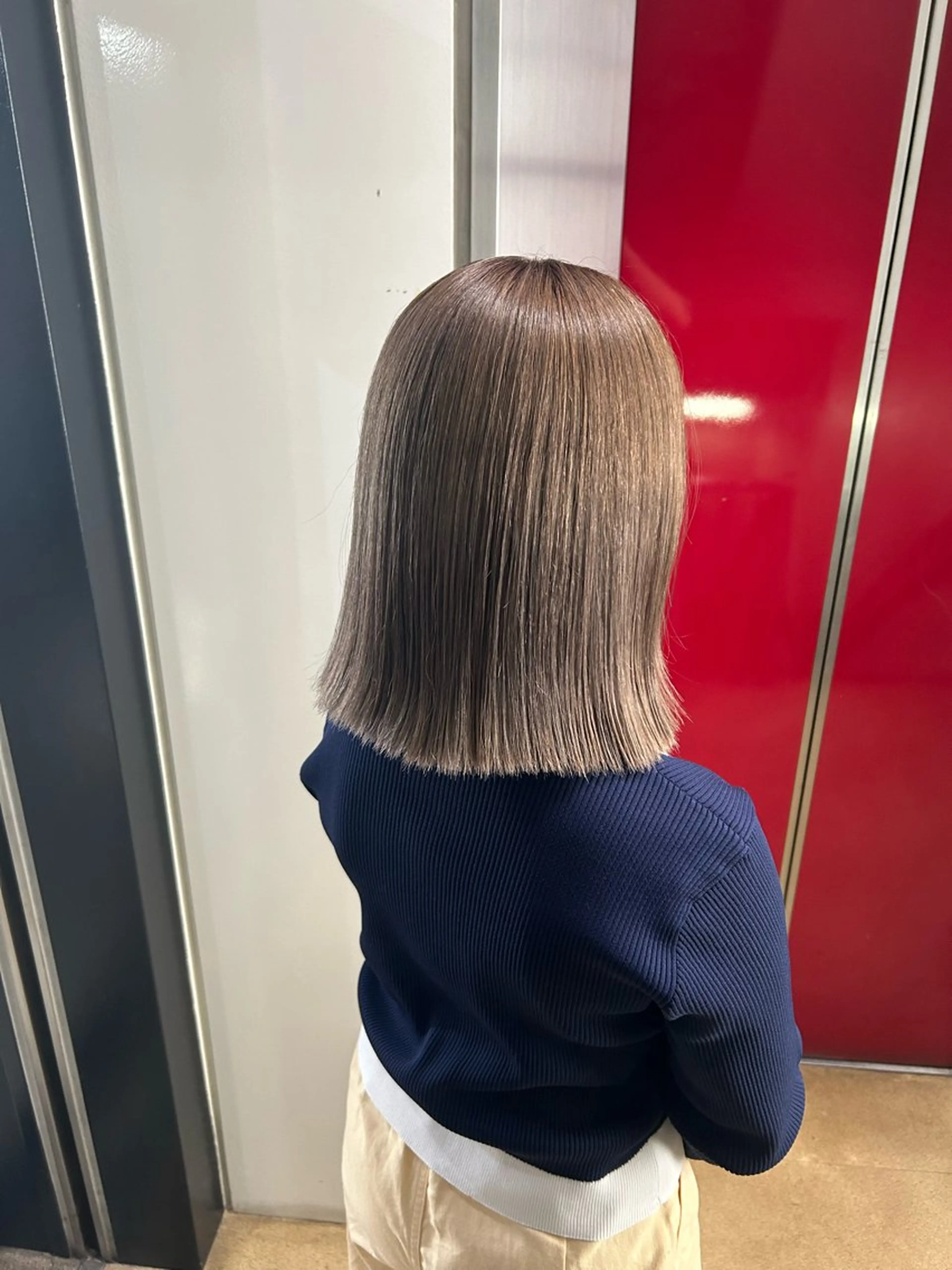 ミディアム 野尻 拓海のヘアスタイル