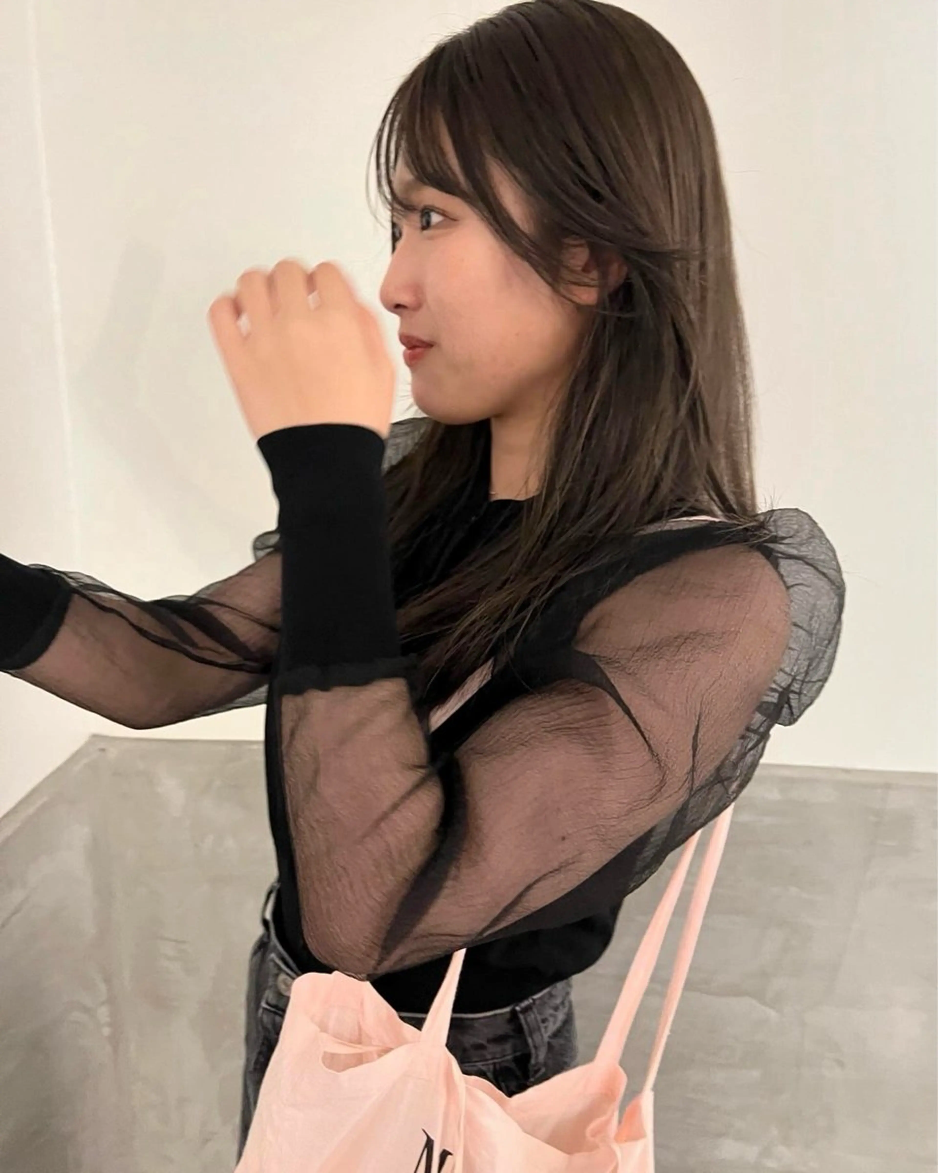 ミディアム カラー 透明感カラー ダブルカラー ヘアカラー KOCHAB本山所属・三谷 はるなのヘアスタイル