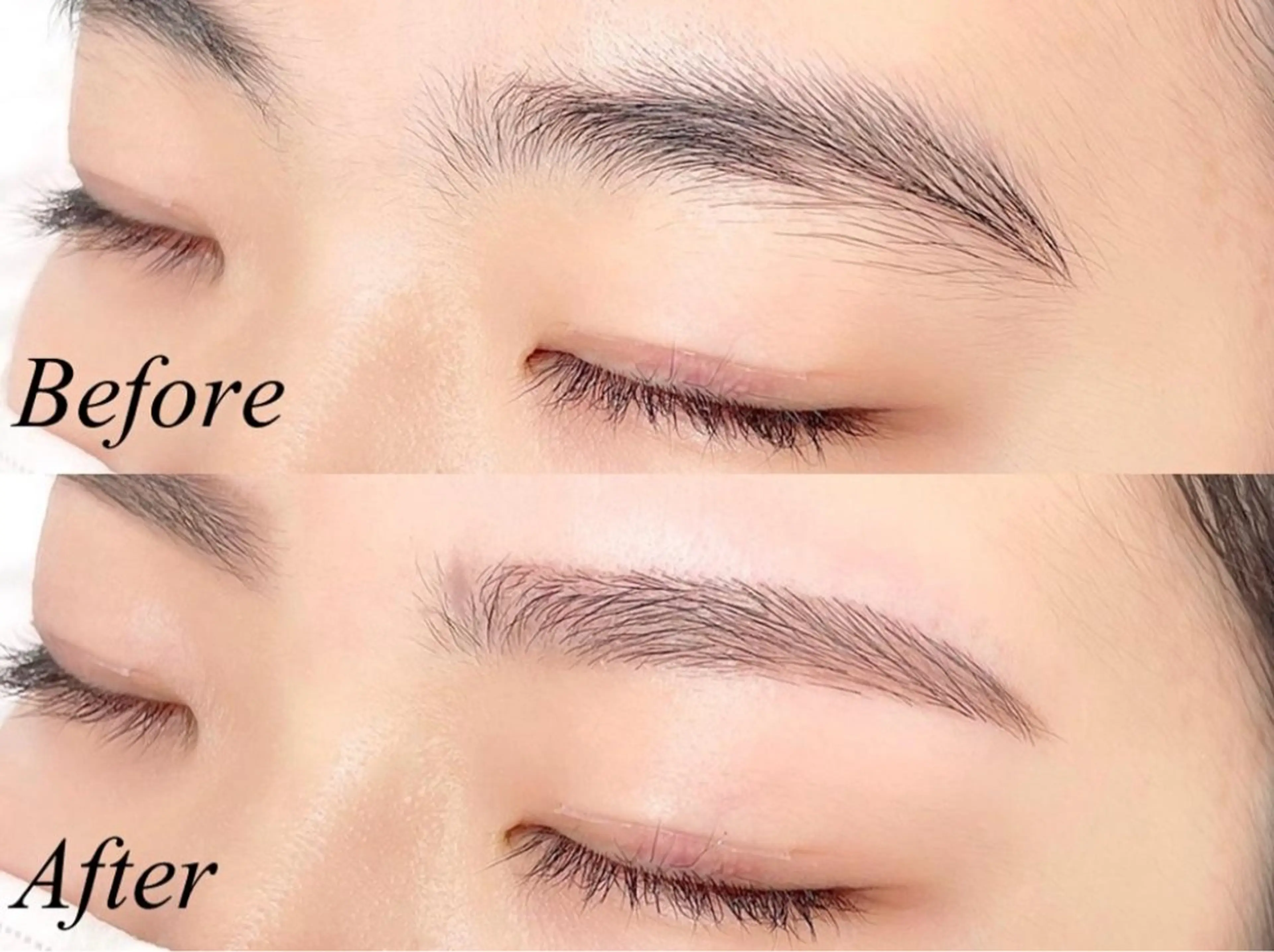 学割U24🧑‍🎓《ナチュラル眉🌿》美眉アイブロウWAX＋間引き（メイク込）¥4500の写真