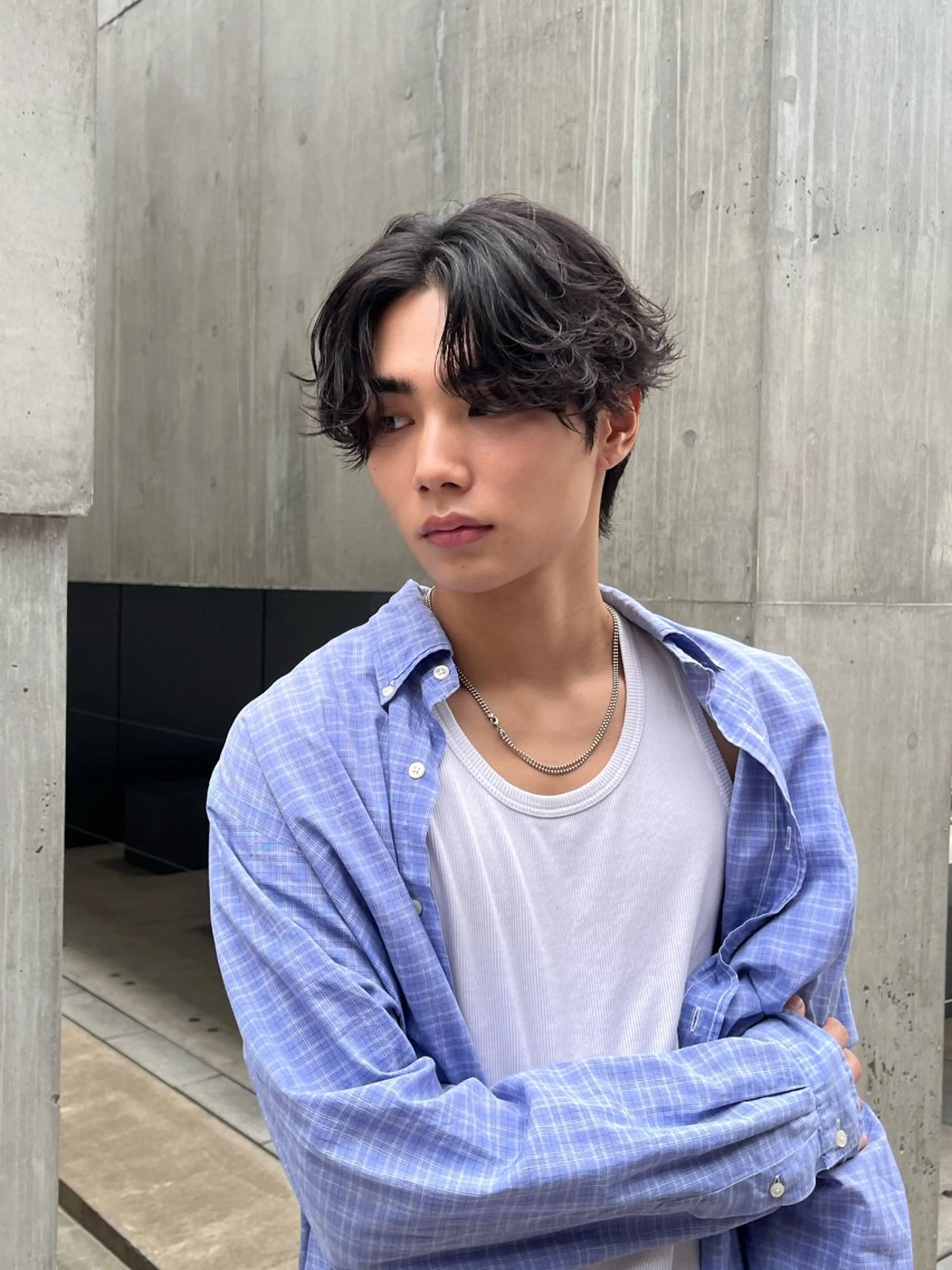 パーマ メンズ 当日予約⭕️ fifth渋谷太田のヘアスタイル