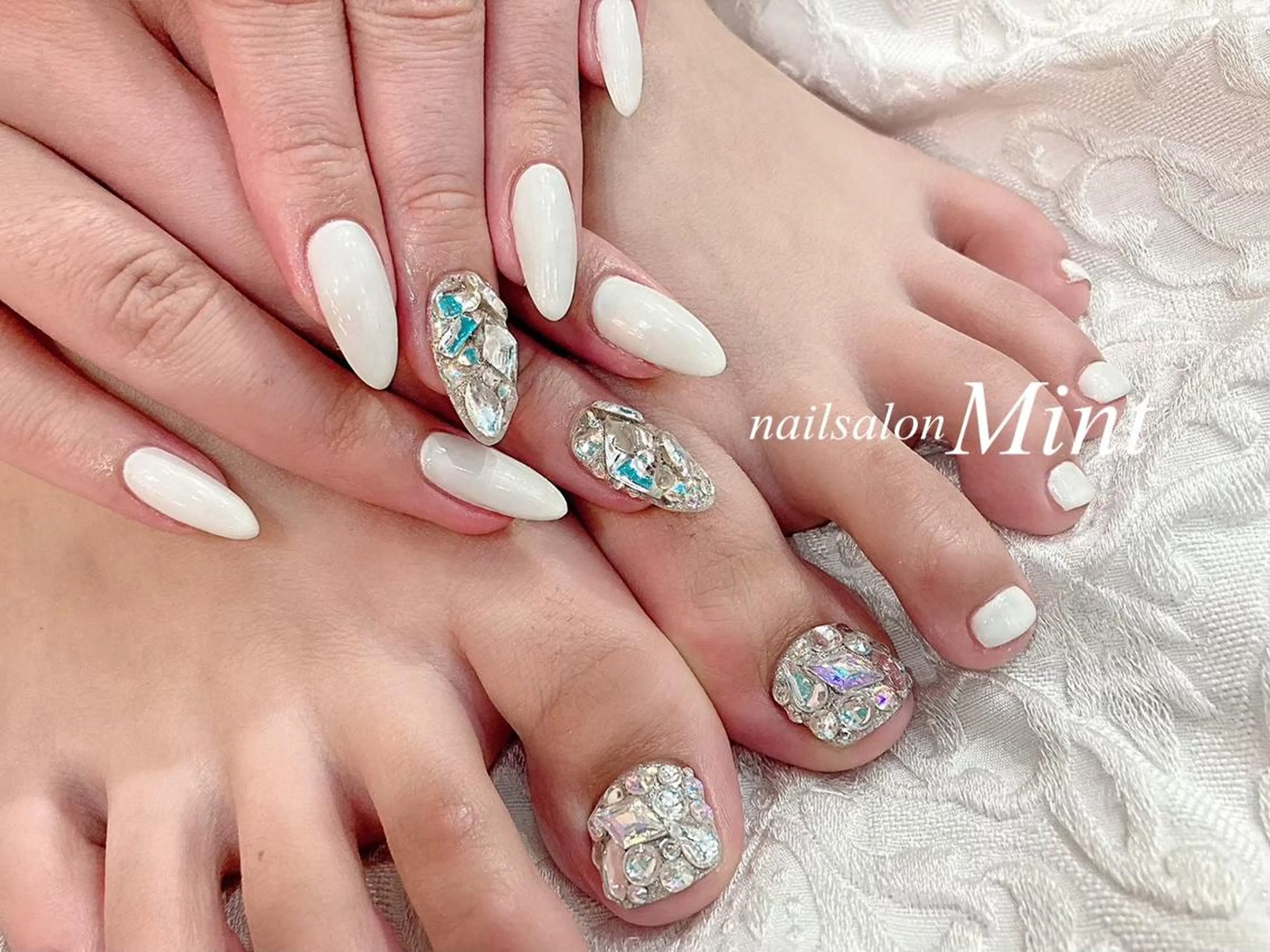 ネイル ハンドネイル フットネイル nailsalon mintのネイルデザイン