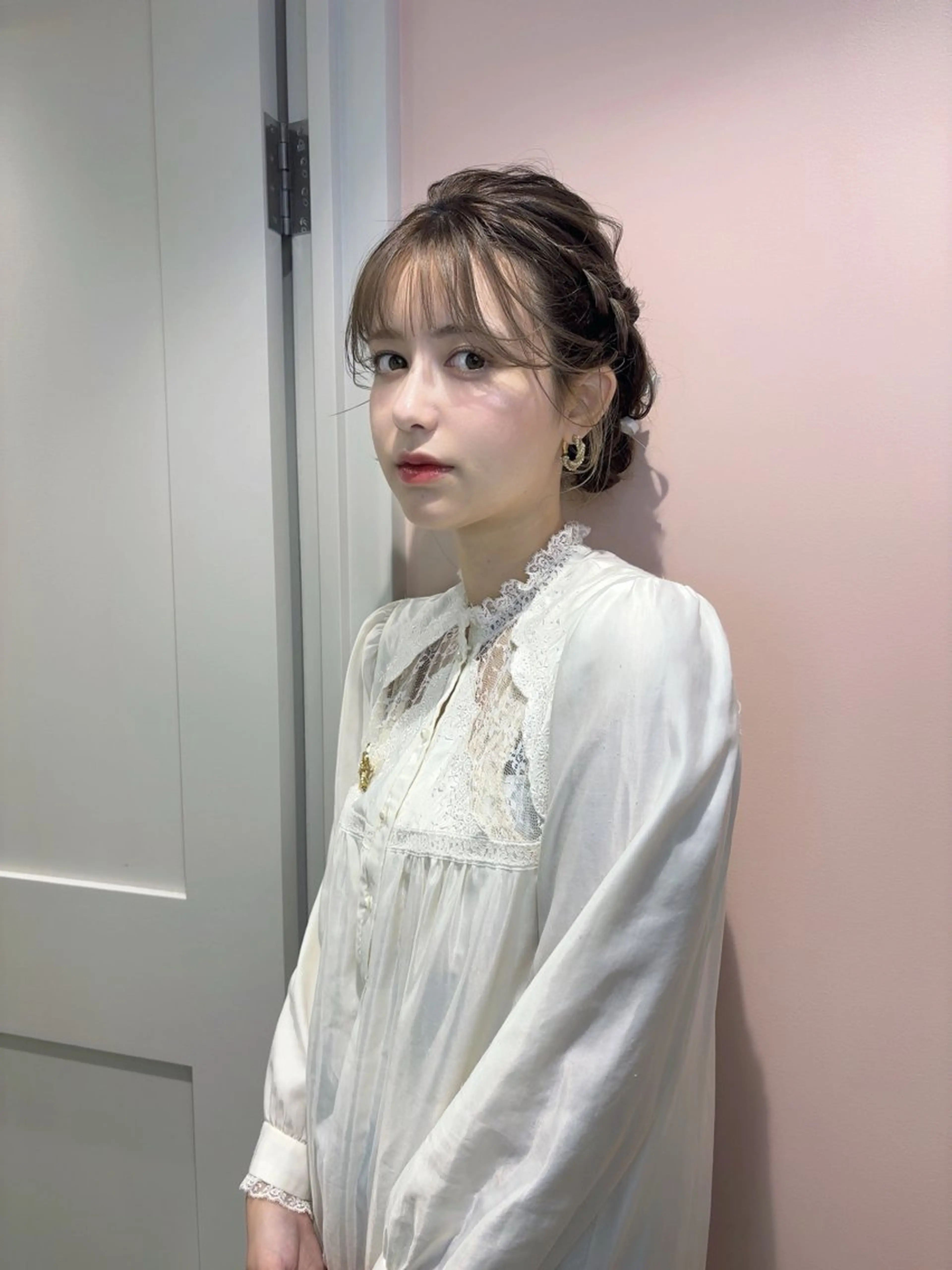 セミロング ヘアアレンジ the path sora♡のヘアスタイル