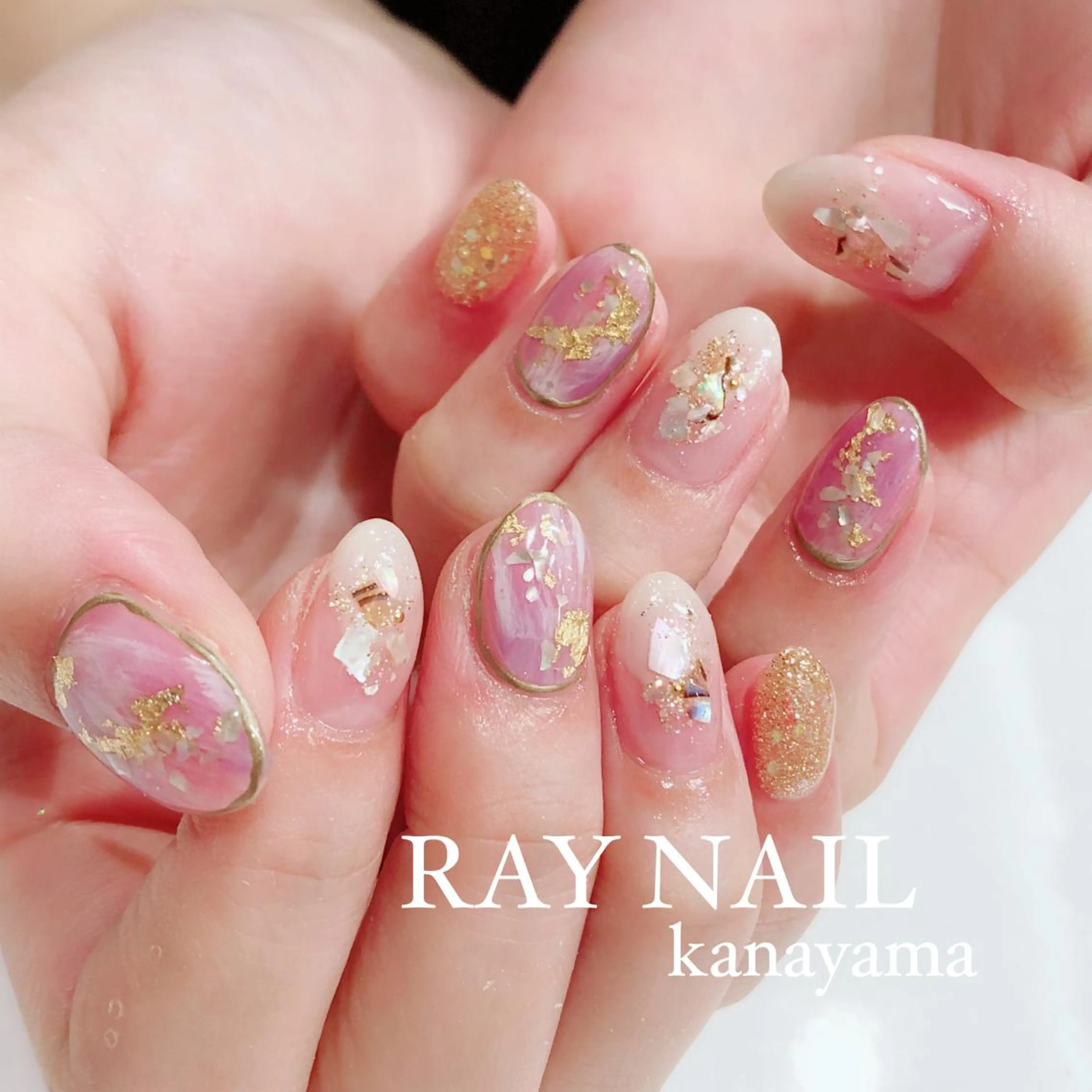 ネイル ニュアンスネイル Arowa 伊田のネイルデザイン