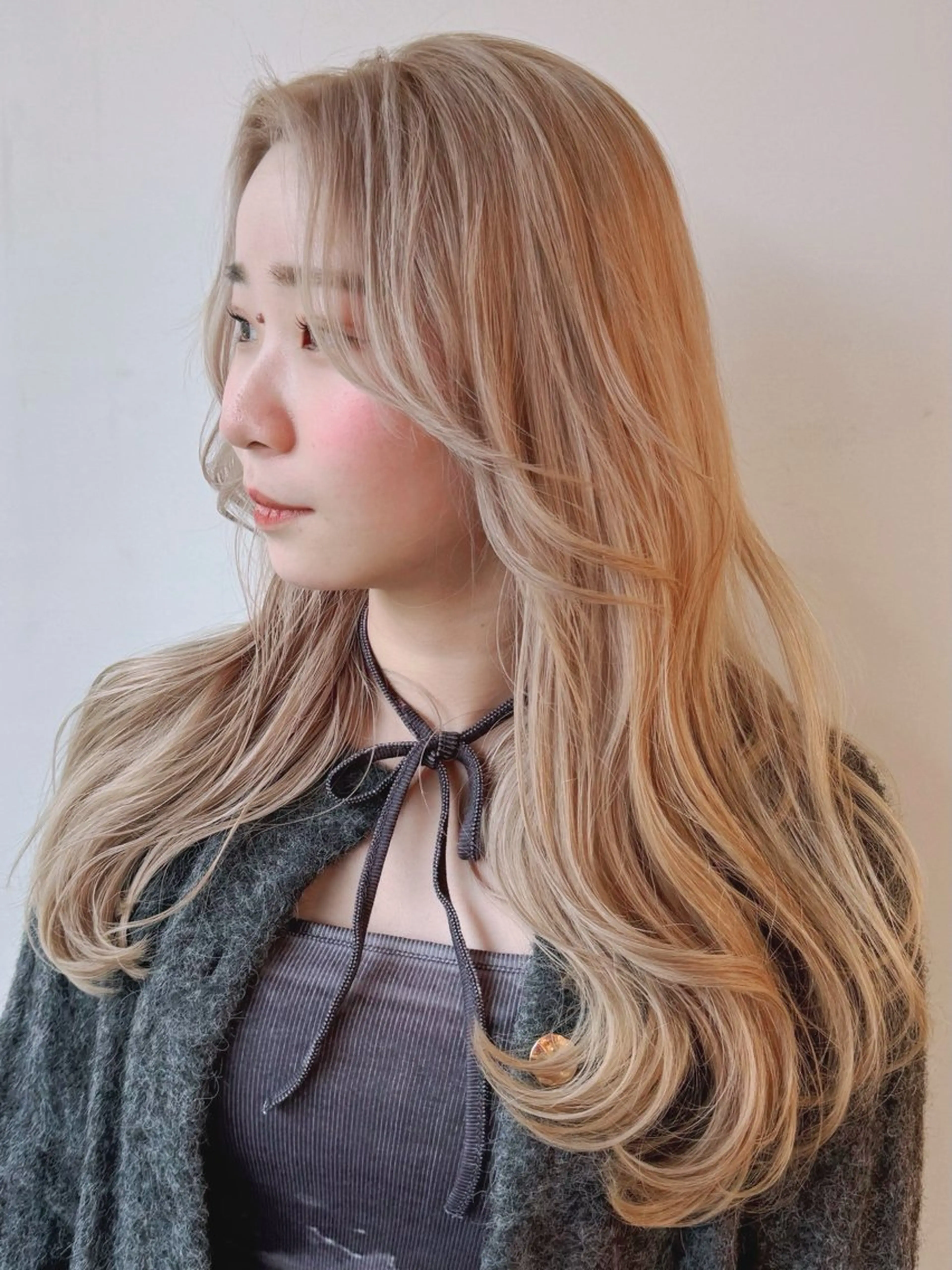 セミロング モリオフロムロンドン原宿本店所属・ショート/ボブ/ハイ トーン/Nanahaのヘアスタイル