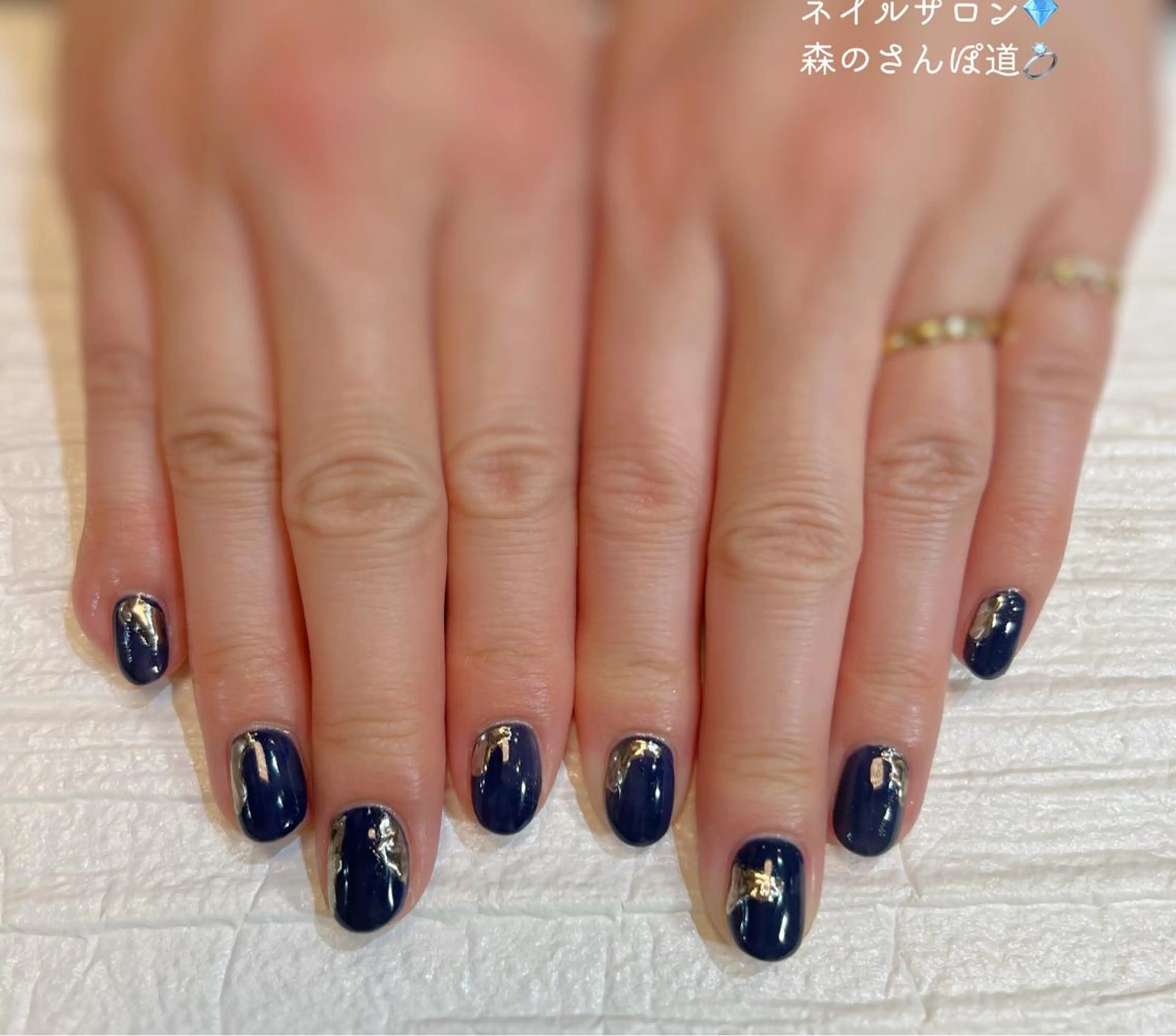 ネイル ハンドネイル 森のさんぽ道所属・ショートネイル 森のさんぽ道のネイルデザイン