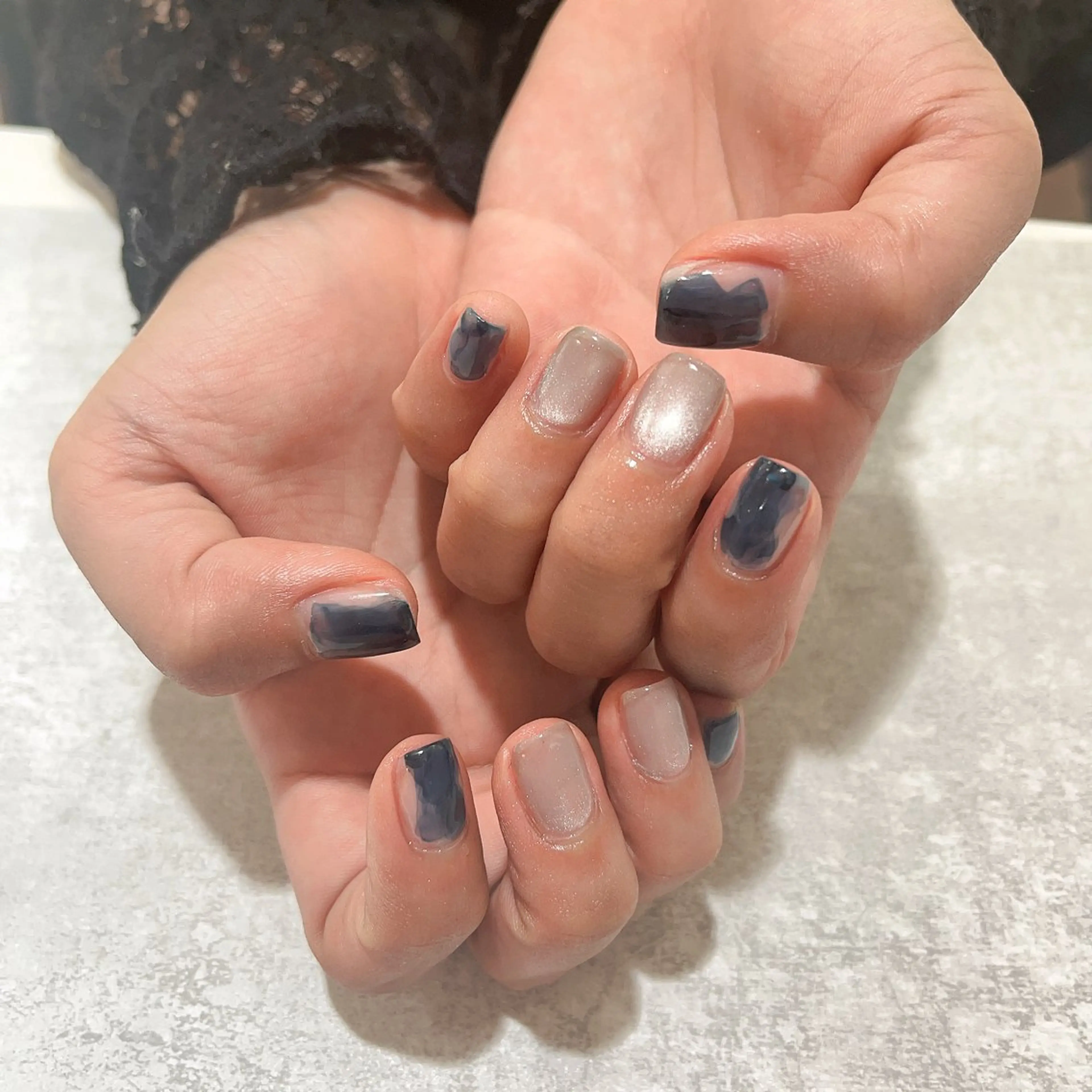 ネイル ハンドネイル NailBee銀座店 🤎Akaのネイルデザイン