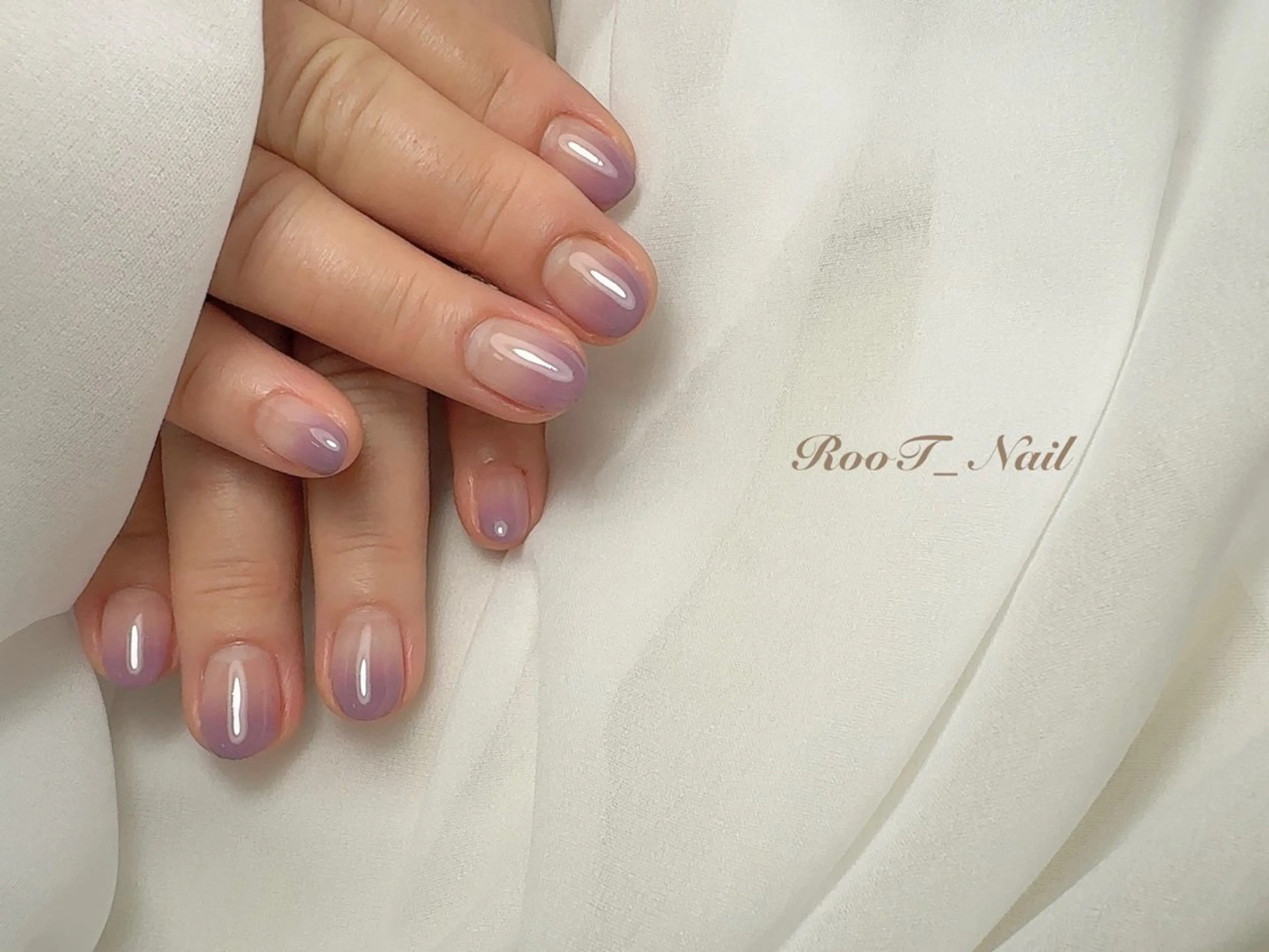 キッズ ネイル グラデーション ハンドネイル RooT Nailのネイルデザイン