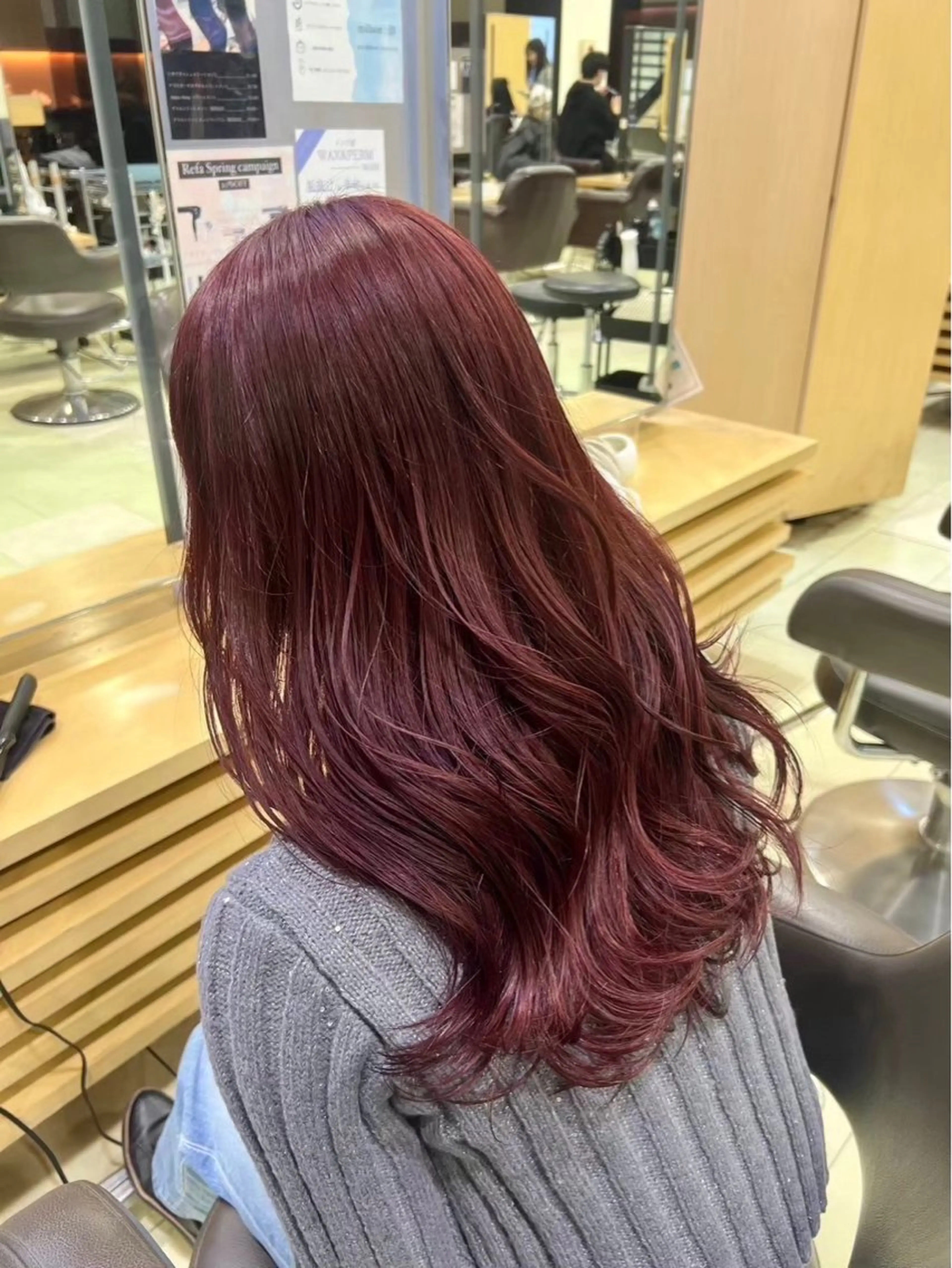 カラー ヘアカラー トリートメント 艶カラー/eye 🫧ྀི/栞のヘアスタイル