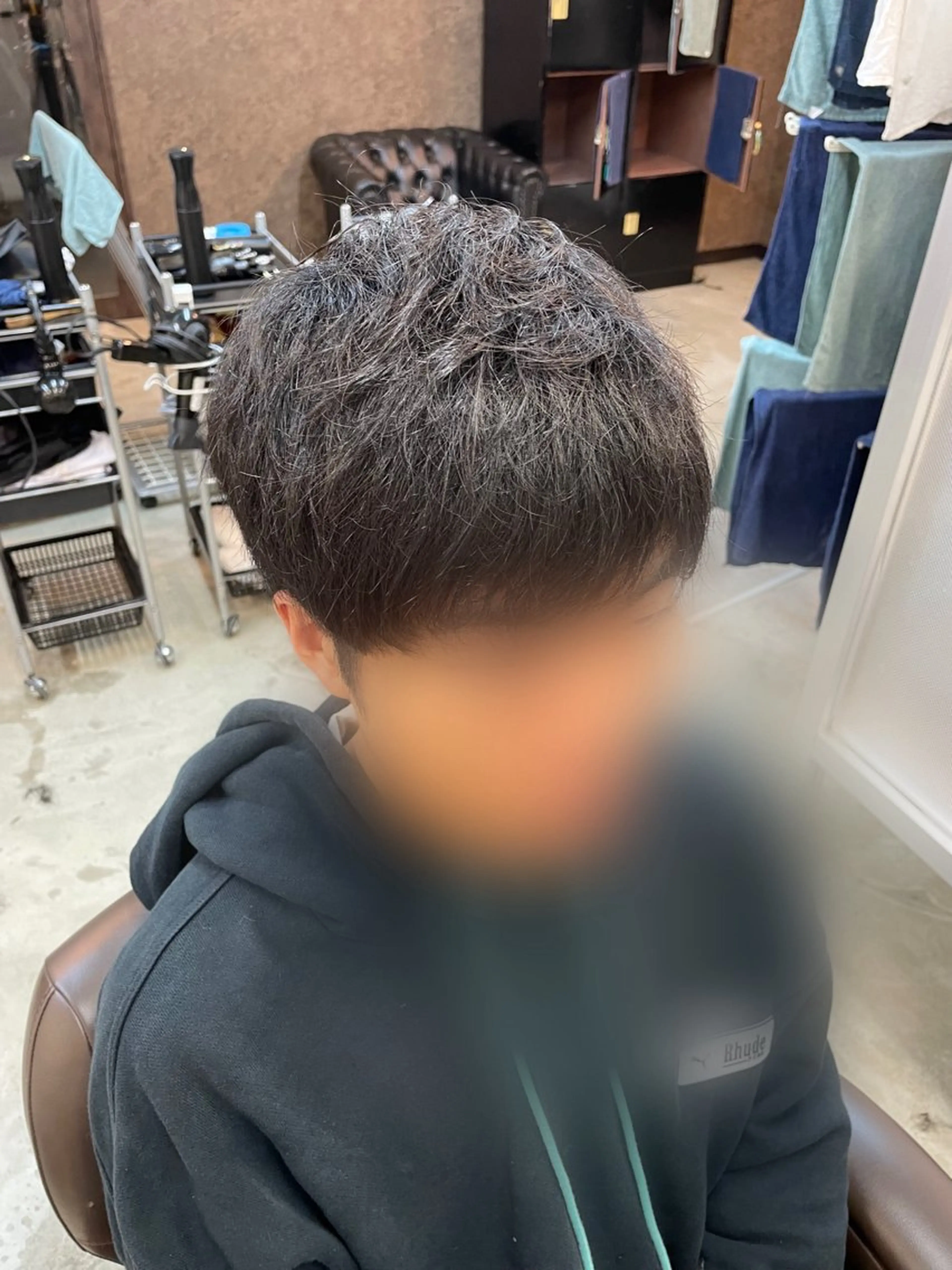 ショート メンズ メンズパーマ特化 カバヤマ　リョウのヘアスタイル