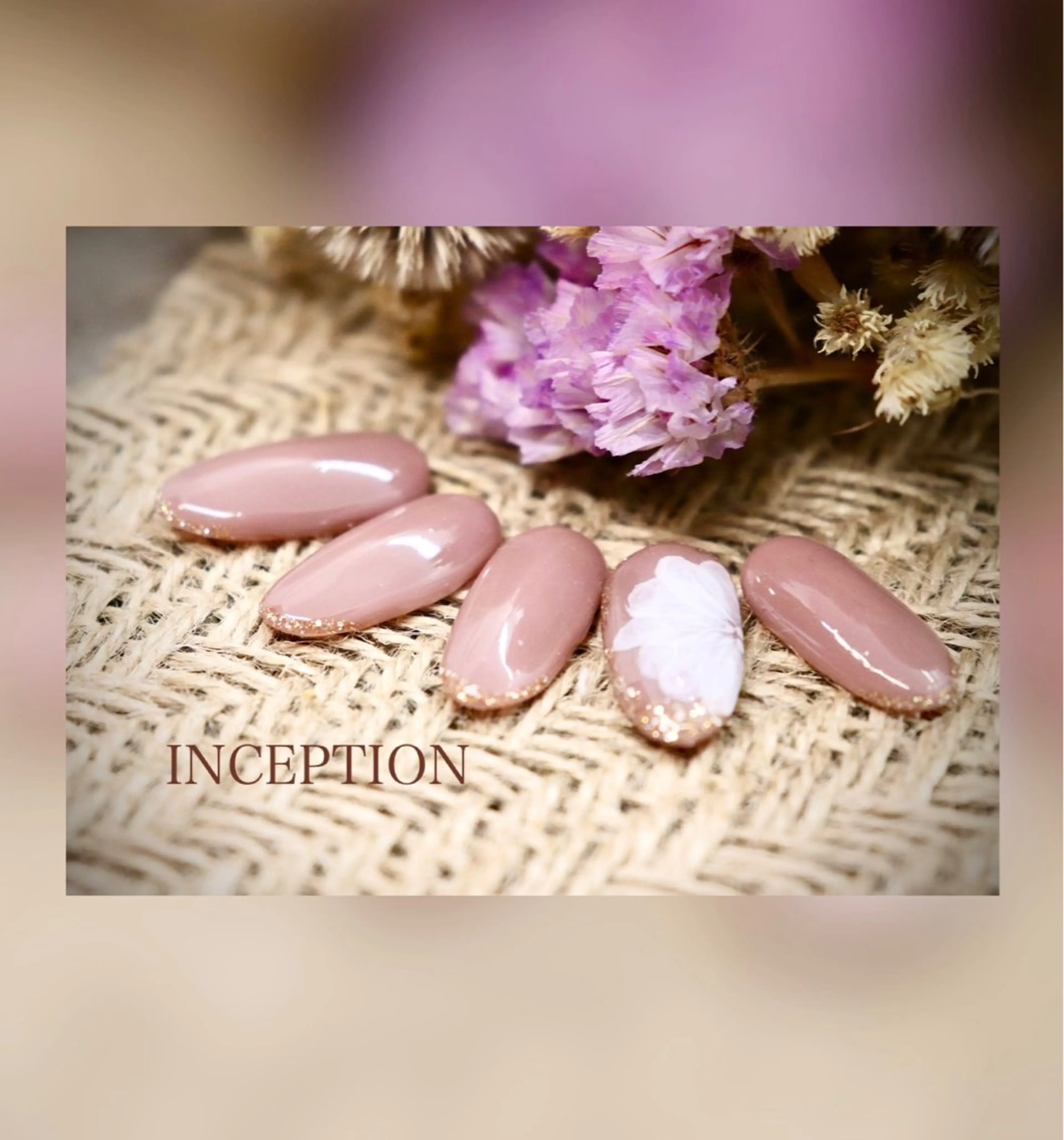 ネイル ストーンネイル ハンドネイル INCEPTION NAILのネイルデザイン