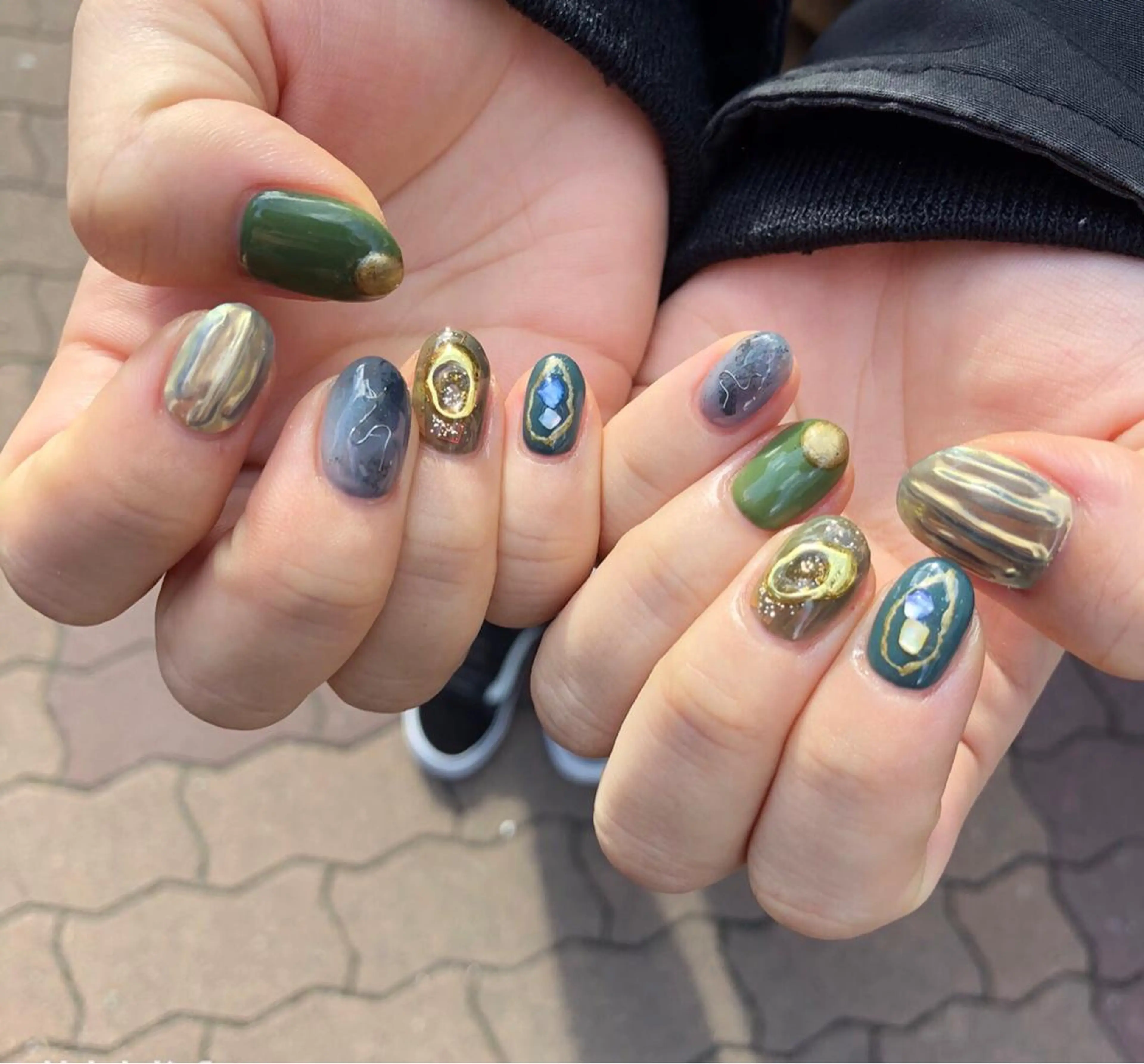 カラー メンズ キッズ ネイル マツエク・マツパ 福田 加奈のネイルデザイン