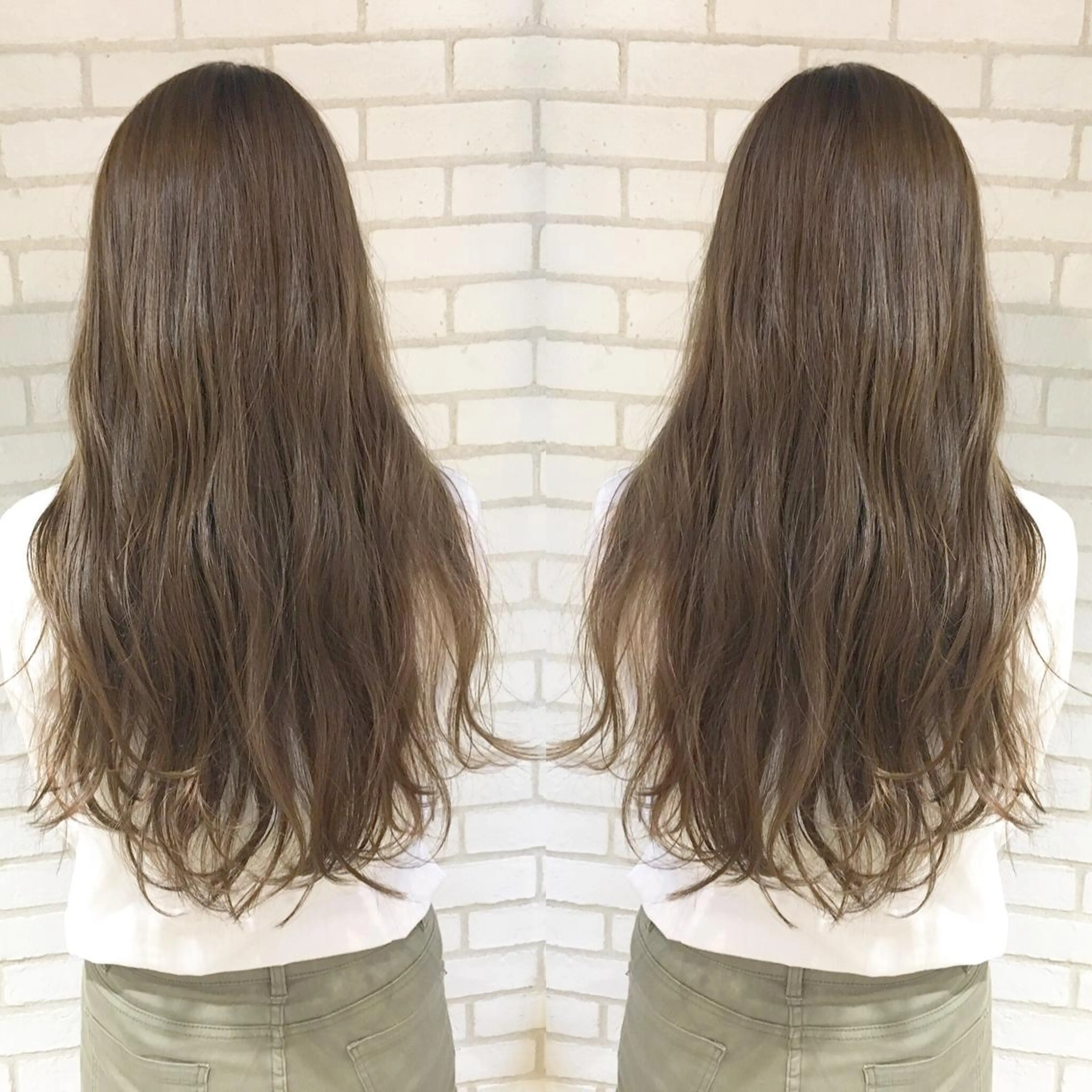 カラー アディクシーカラー グレージュ 佐藤 高徳のヘアスタイル