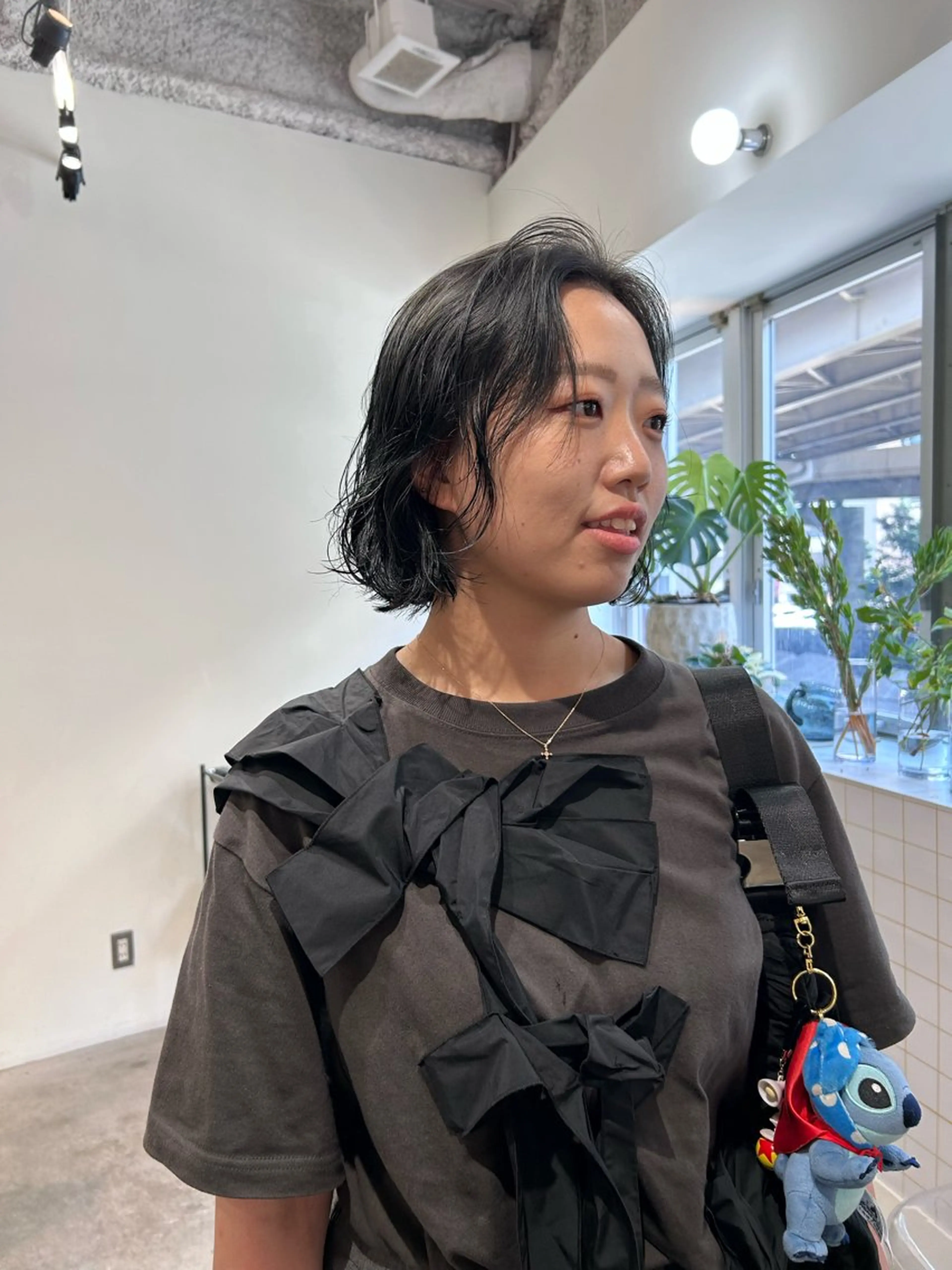 ミディアム ミディアムパーマ ボブ Maruquee de mashu所属・みうら ありさのヘアスタイル