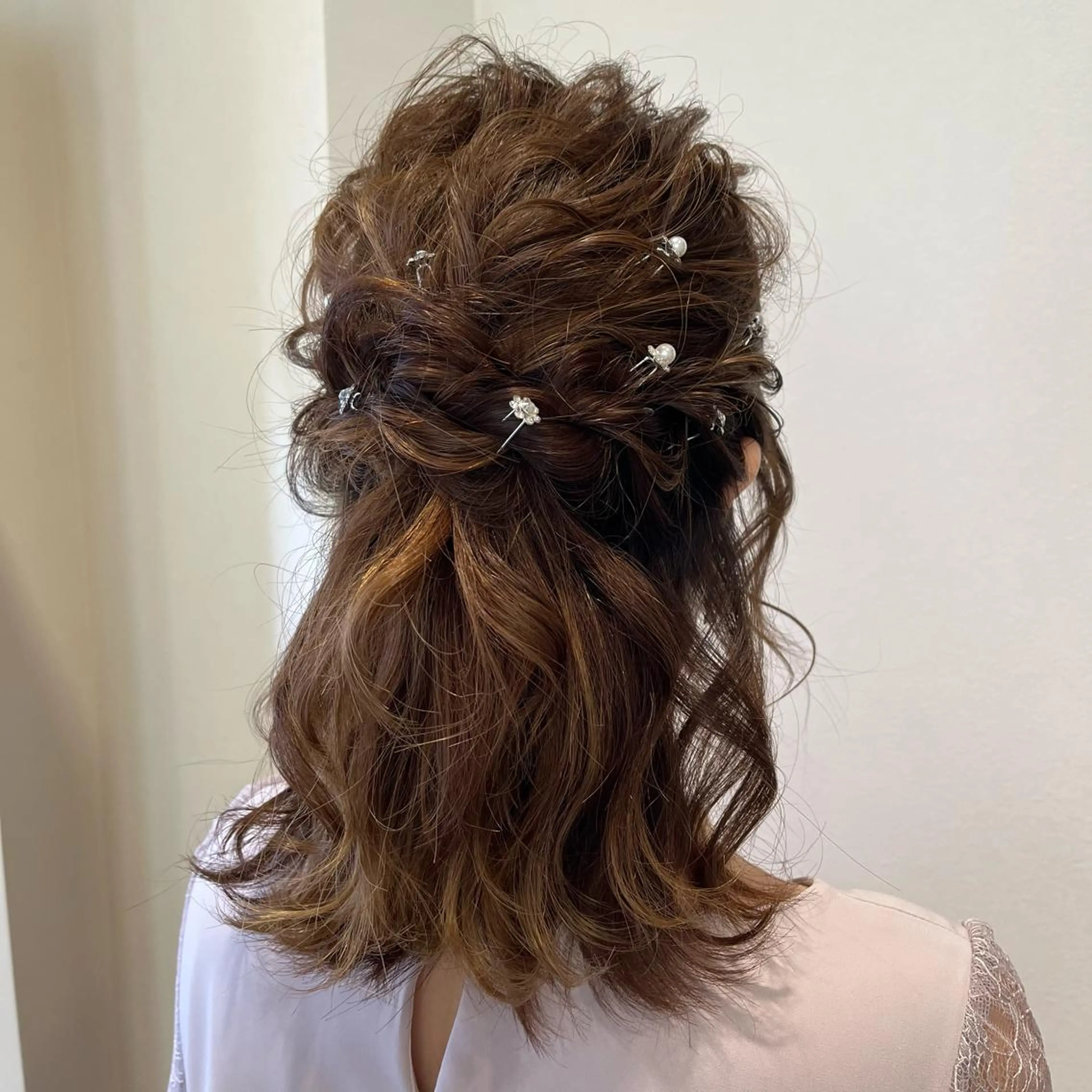 ミディアム ヘアセット サソウ ユリエ🥥のヘアスタイル