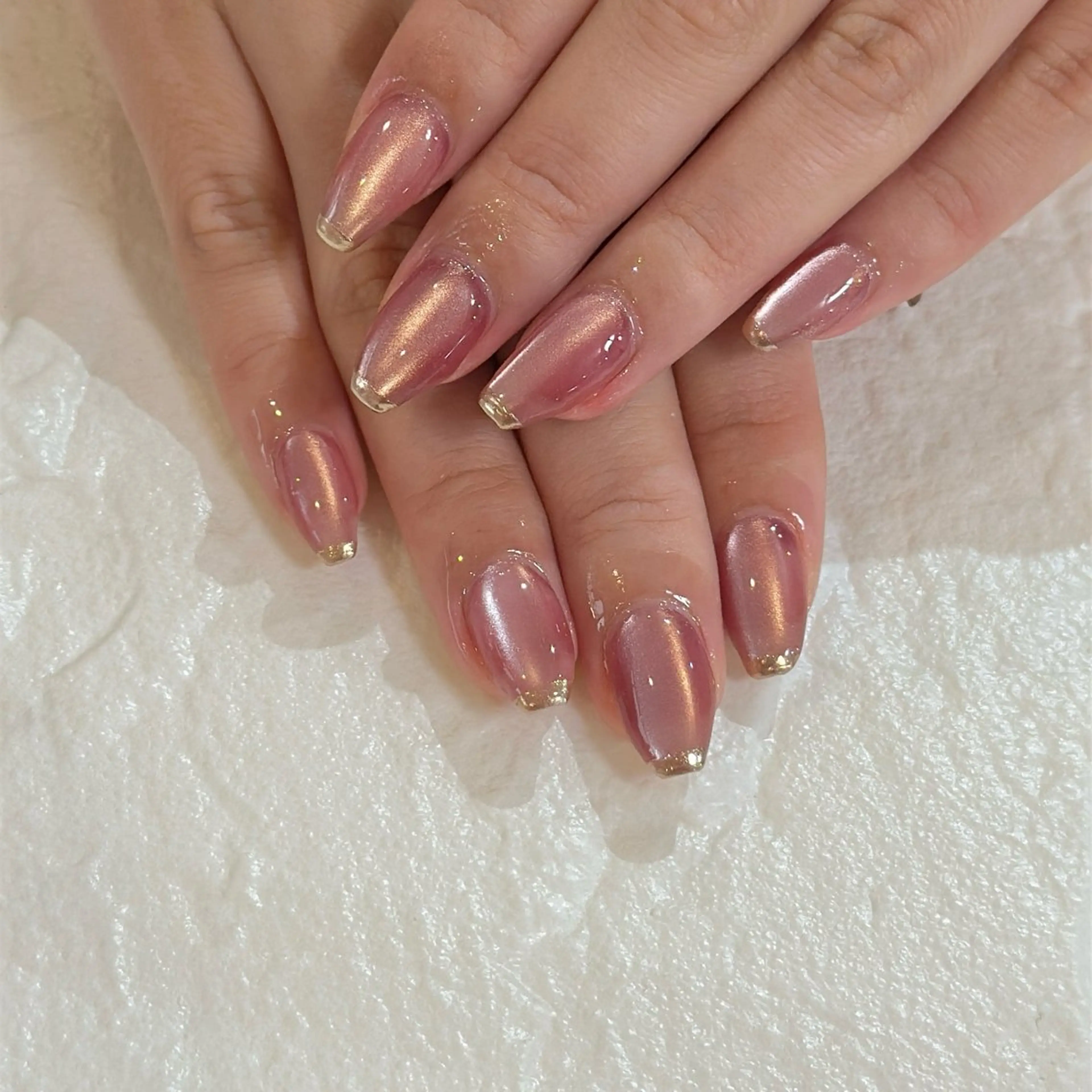 ネイル マグネットネイル ミラーネイル ハンドネイル lalaroom. nailsalon航空公園店所属・lala room.のネイルデザイン