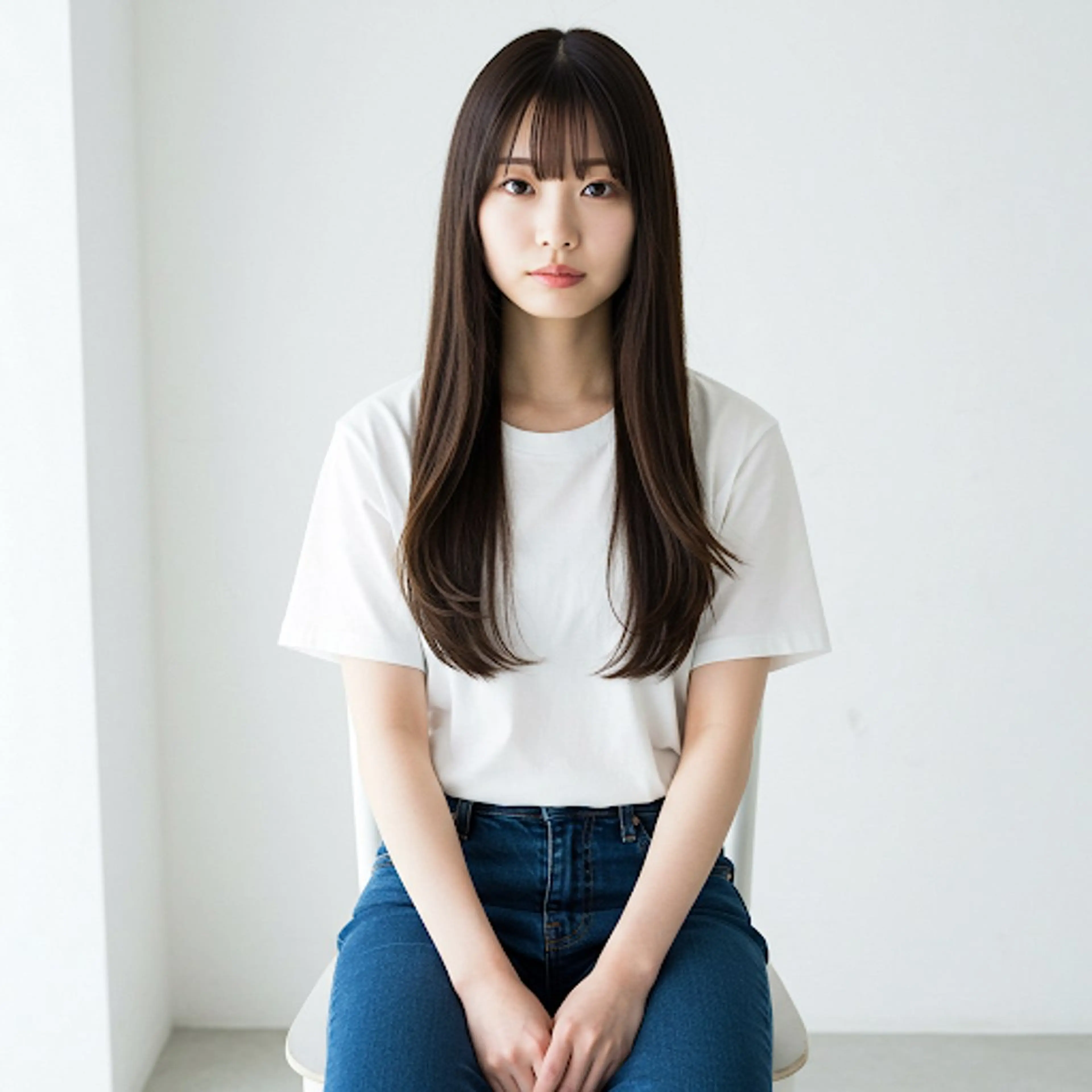 セミロング カット ヘアカラー トリートメント ヘッドスパ ✂︎ ｼﾝﾀｸ ✂︎のヘアスタイル