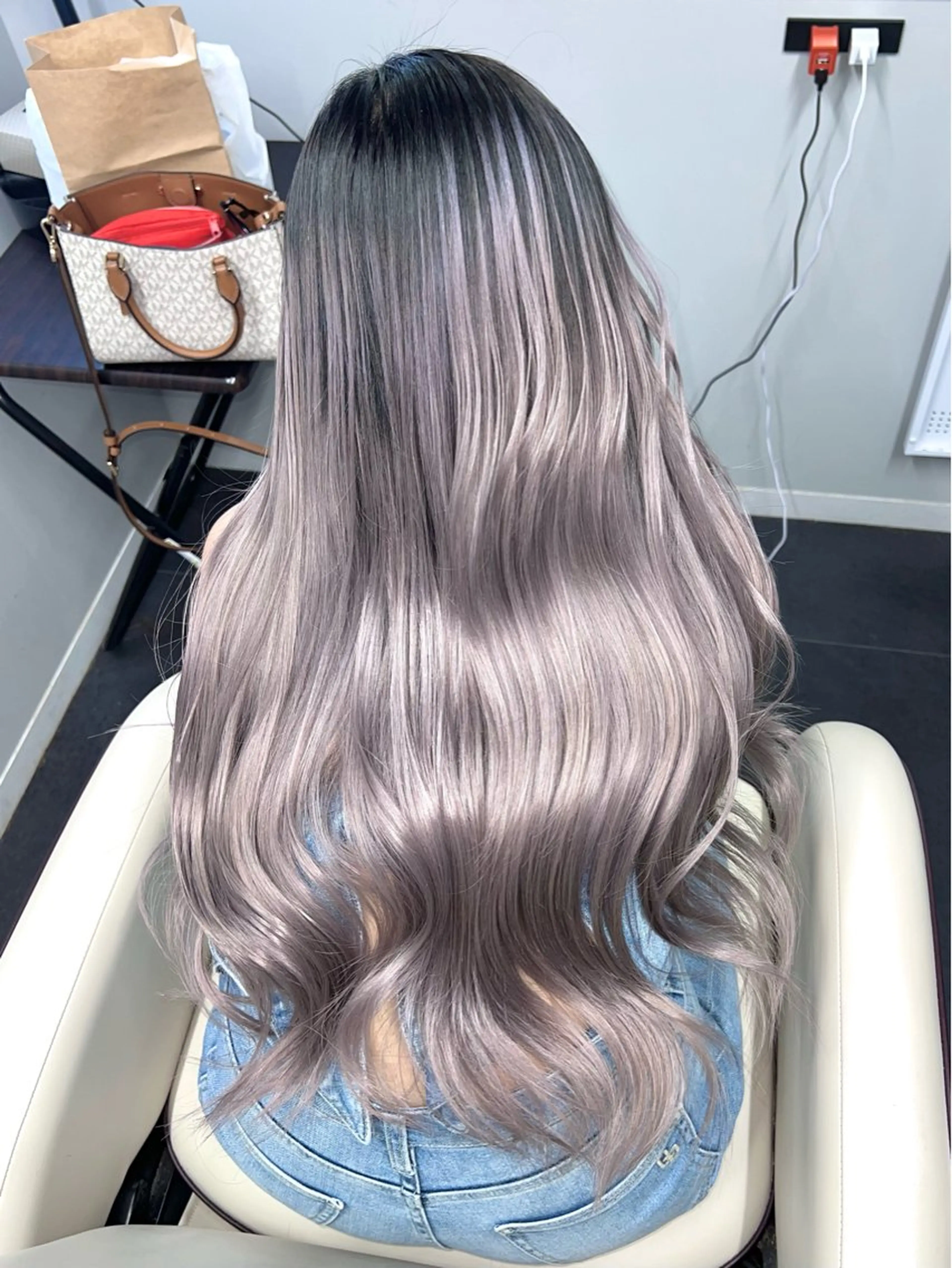 ロング カラー EGO所属・ブリーチカラー💖 rukaのヘアスタイル