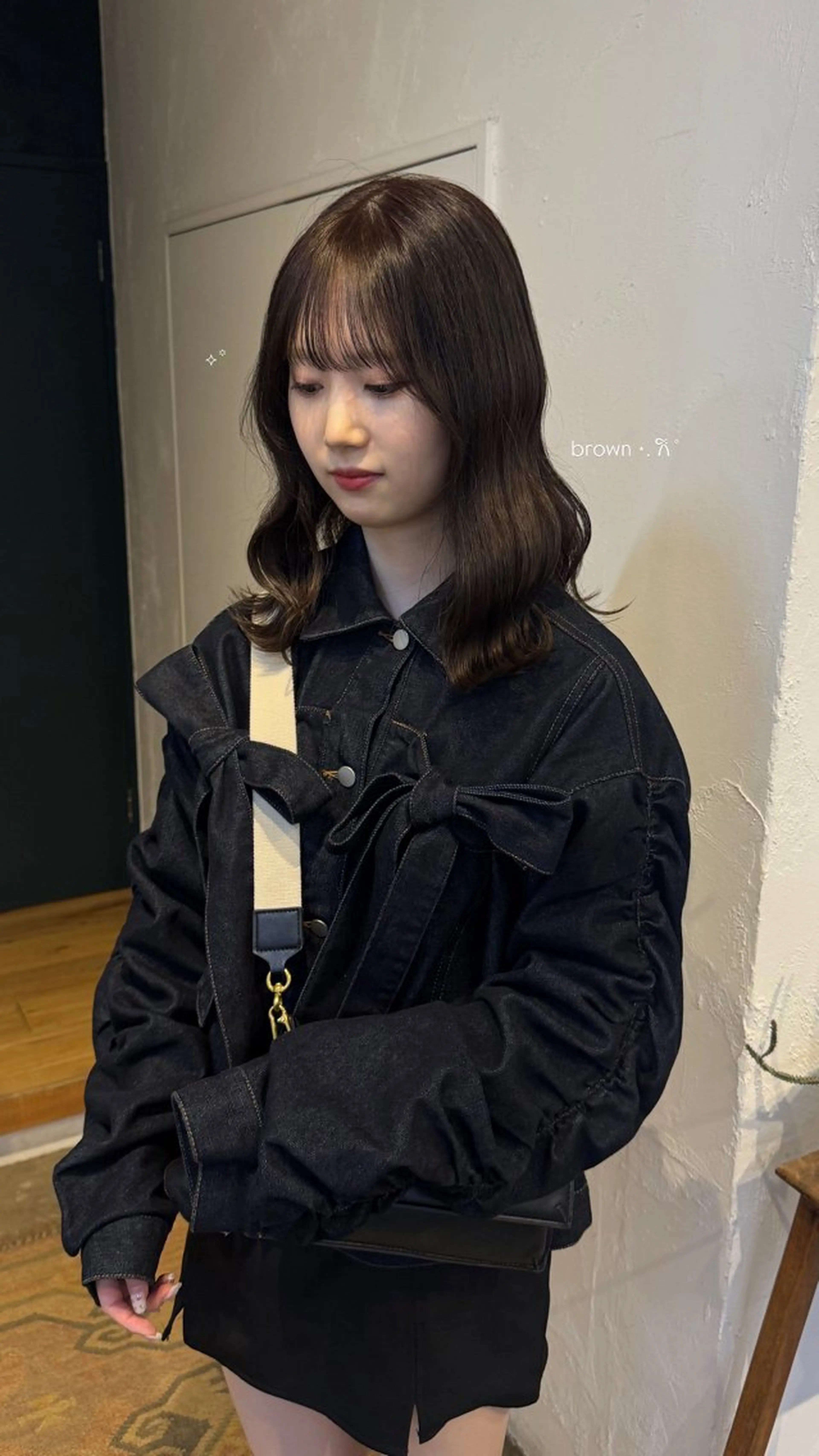 ミディアム カラー ヘアアレンジ ブリーチ ヘアカラー ᵐⁱᵏⁱᵏᵒ / レイヤー★のヘアスタイル