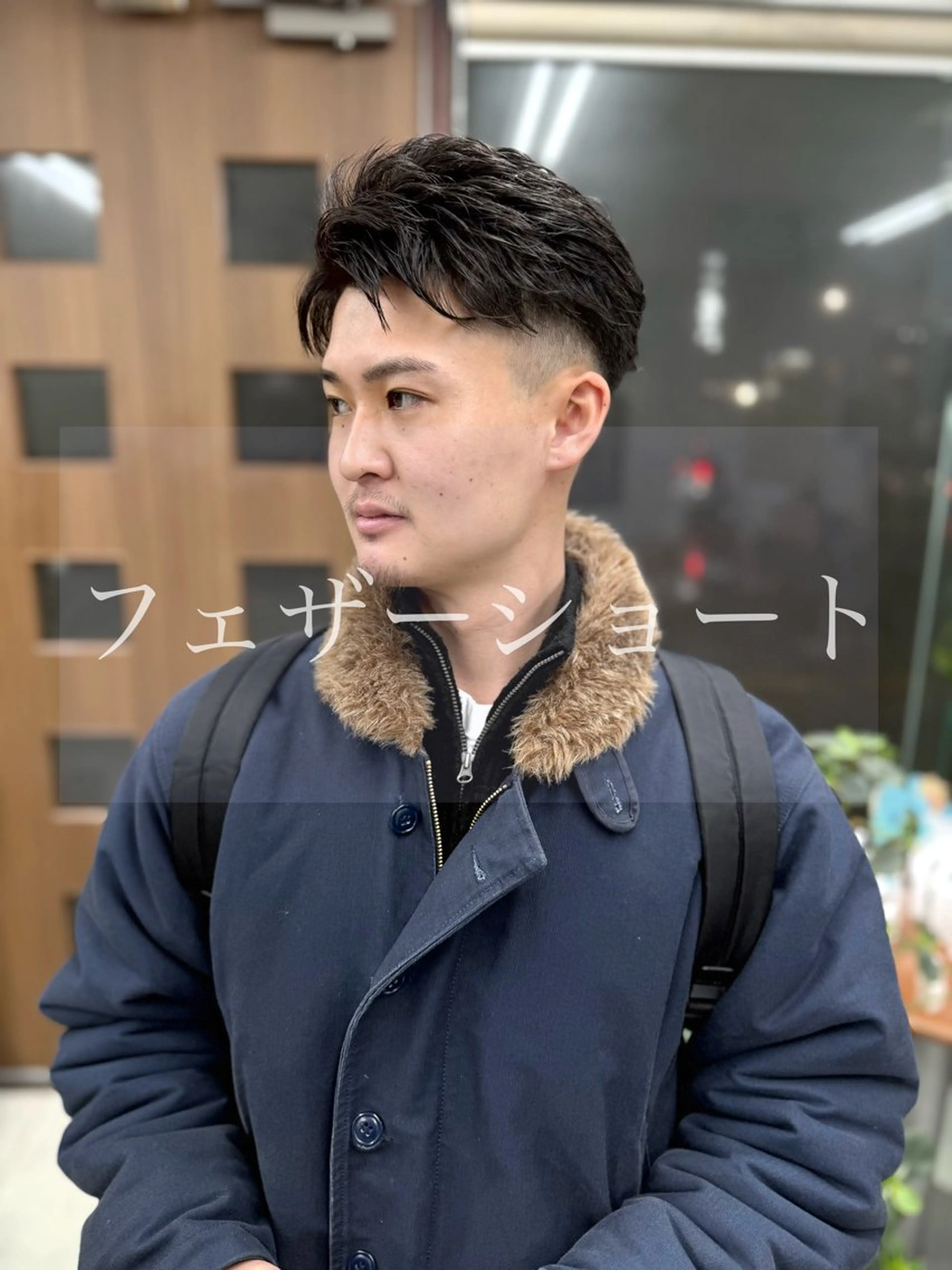 ショート パーマ メンズ ショートヘア カット パーマ メンズパーマの達人 /タカシマ　ダイスケのヘアスタイル