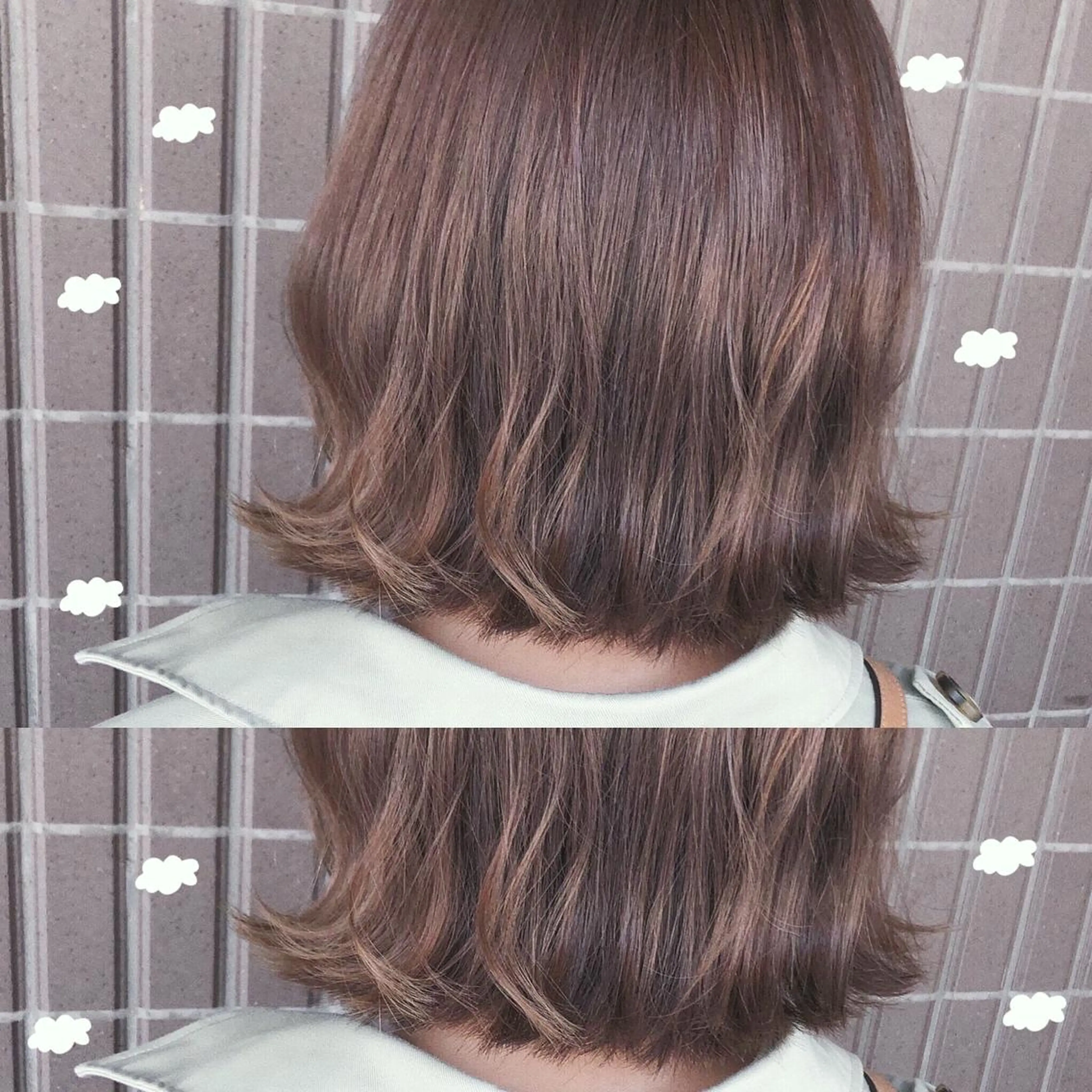 カラー アッシュ ラベンダーカラー ラベンダーアッシュ 後藤 陽花子のヘアスタイル