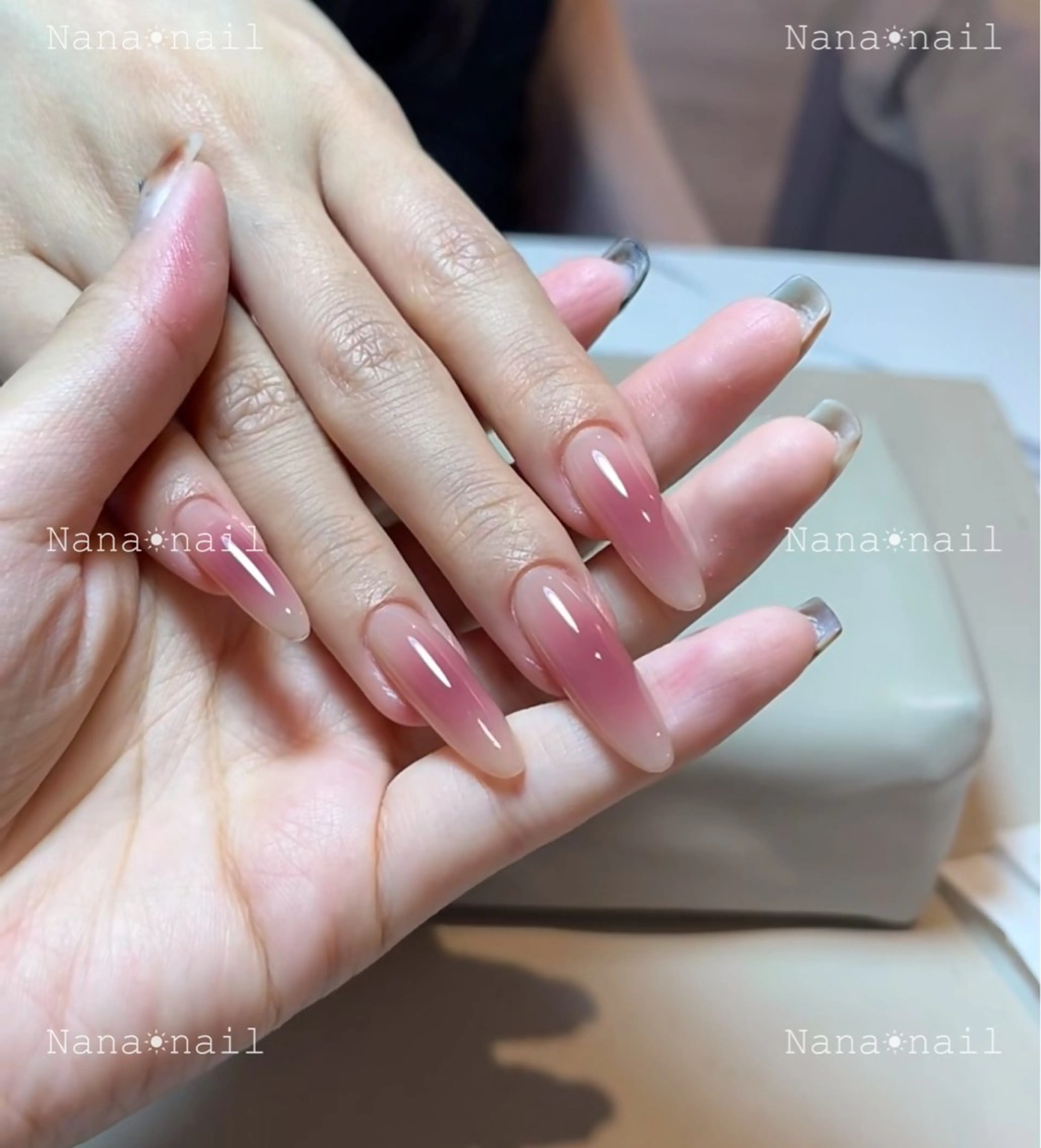 ❣️自爪💅かわいいチークネイル(スートン10個)の写真