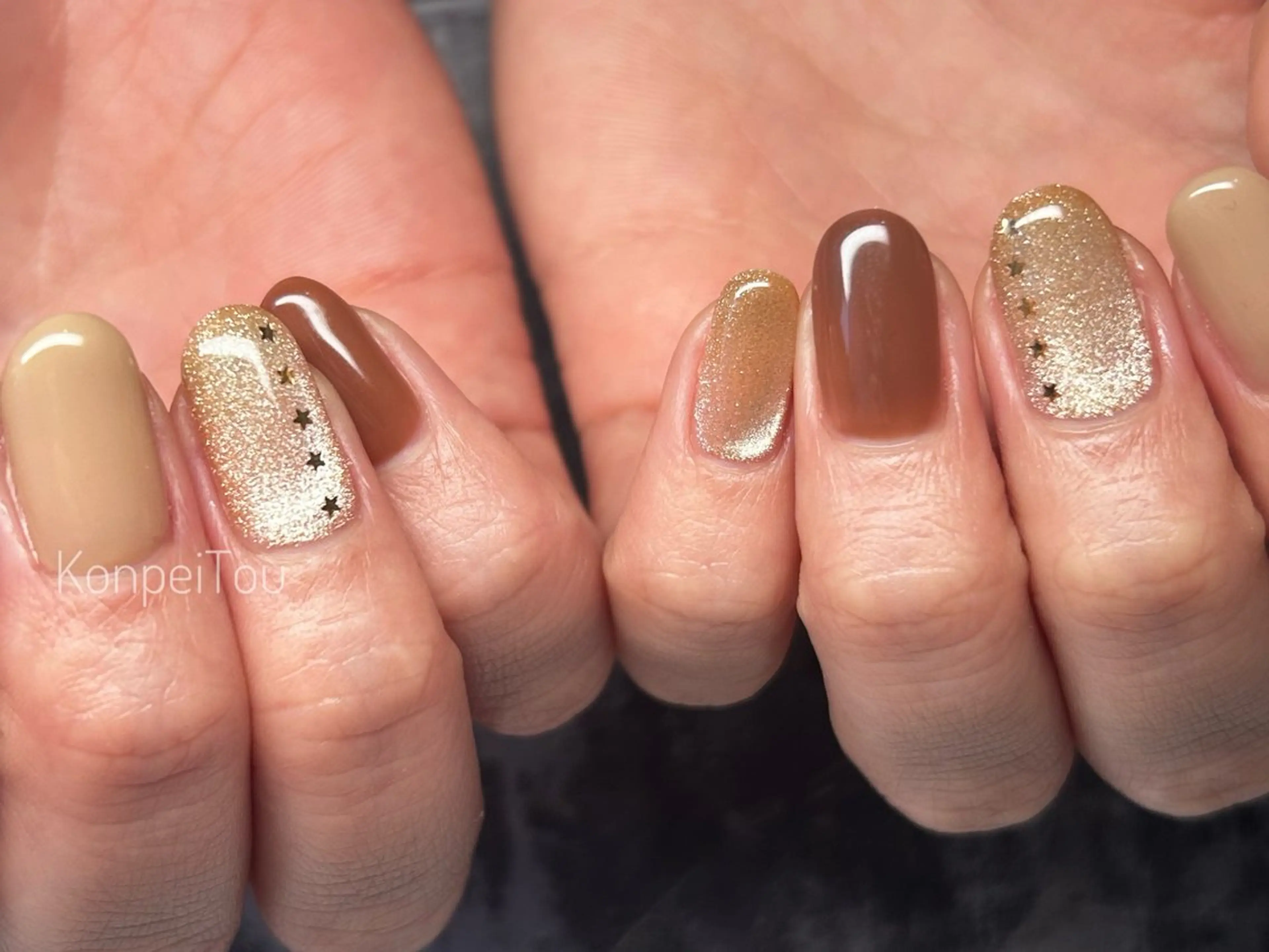 ネイル ハンドネイル おうちのネイルサロン　konpeiTou〜こんぺいとう〜所属・おうちのネイルサロン KonpeiTouのネイルデザイン