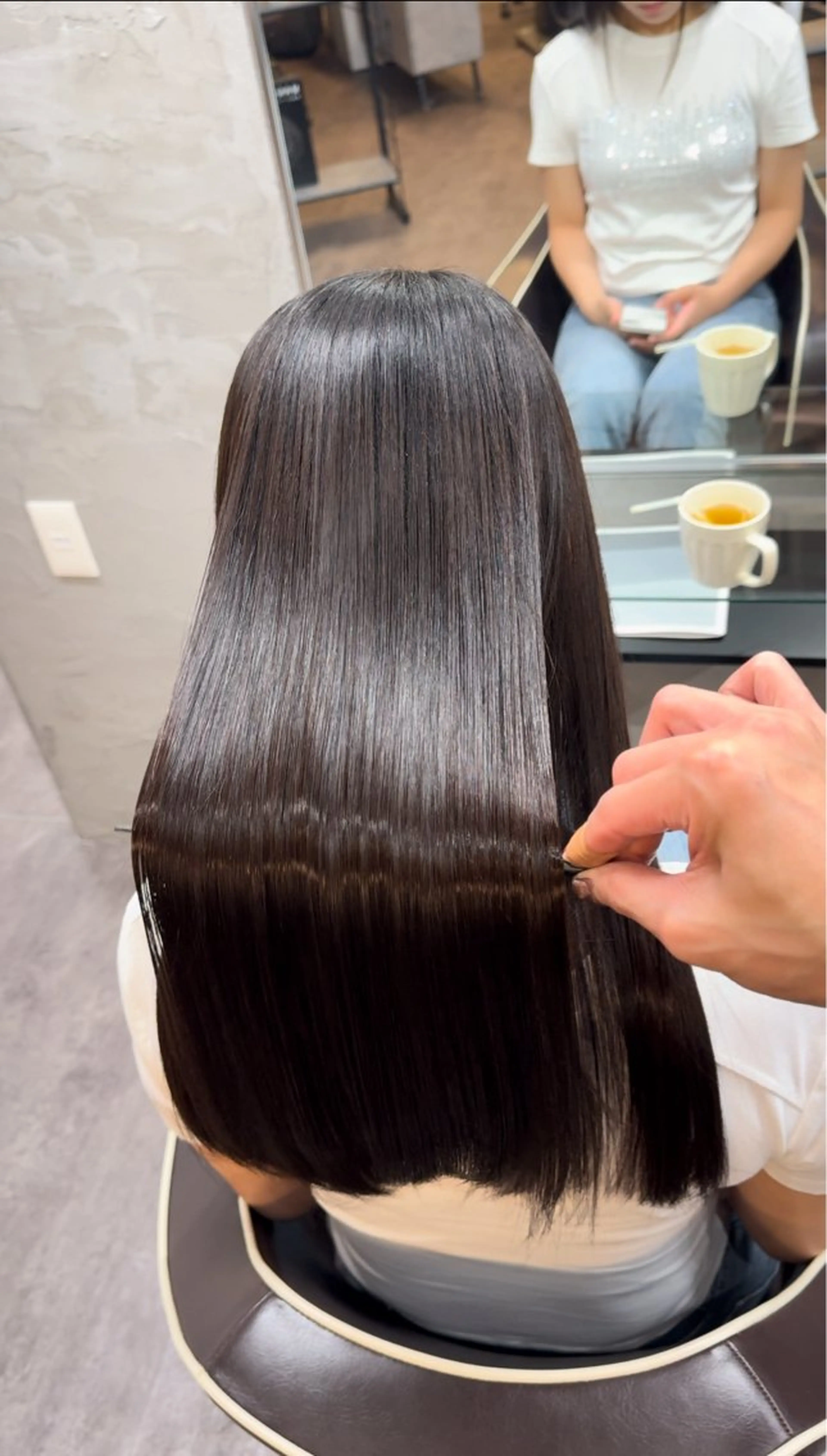 ロング カラー 髪質改善 ロング トリートメント NEOSALON Blast所属・デザイン/美髪カラー 艶職人/福井SHUNのヘアスタイル