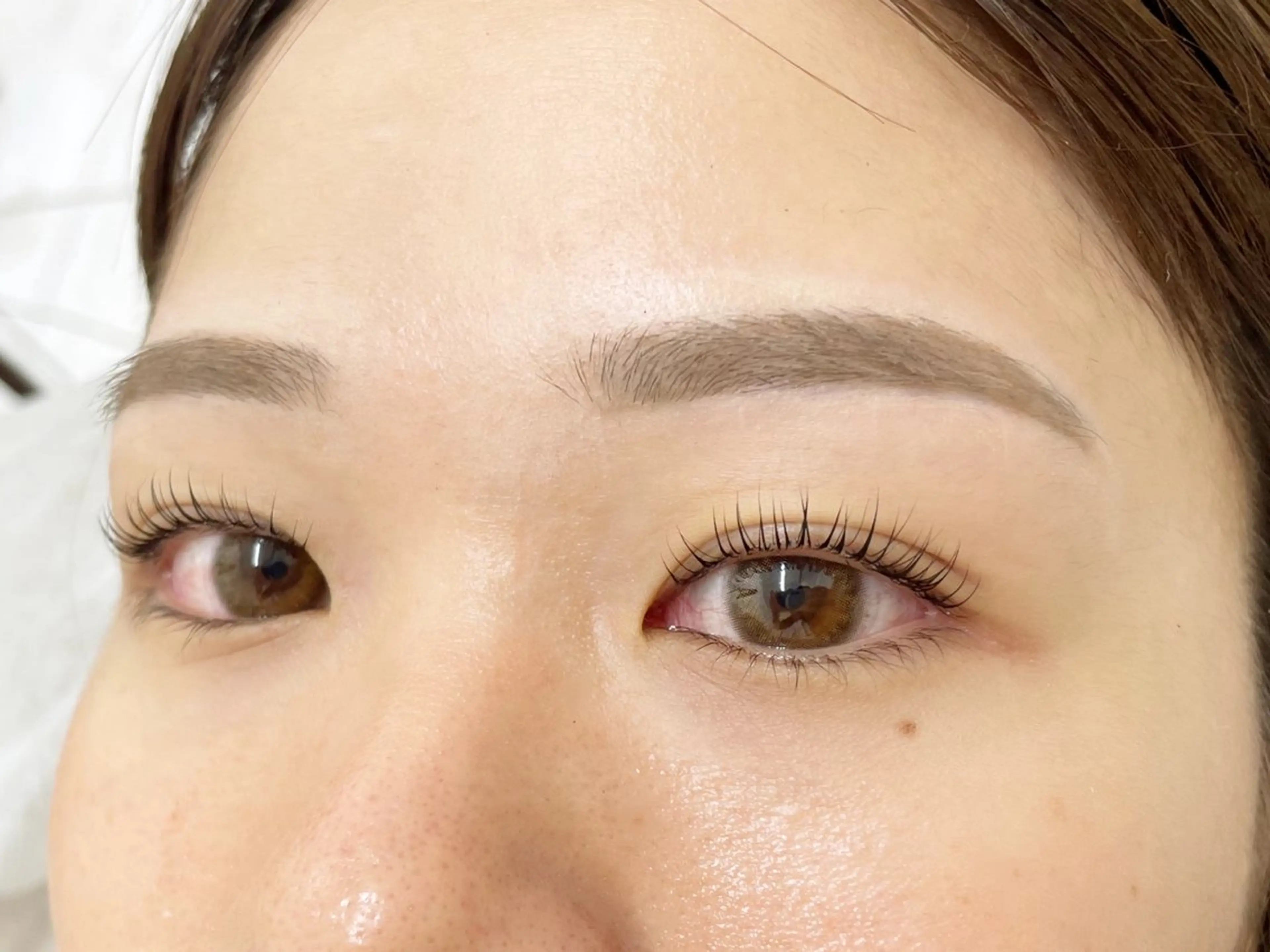 【人気setメニュー】美眉✨️眉毛wax(メイク付き) + まつげパーマ+仕上げコーティング ¥9,460→¥6,960の写真