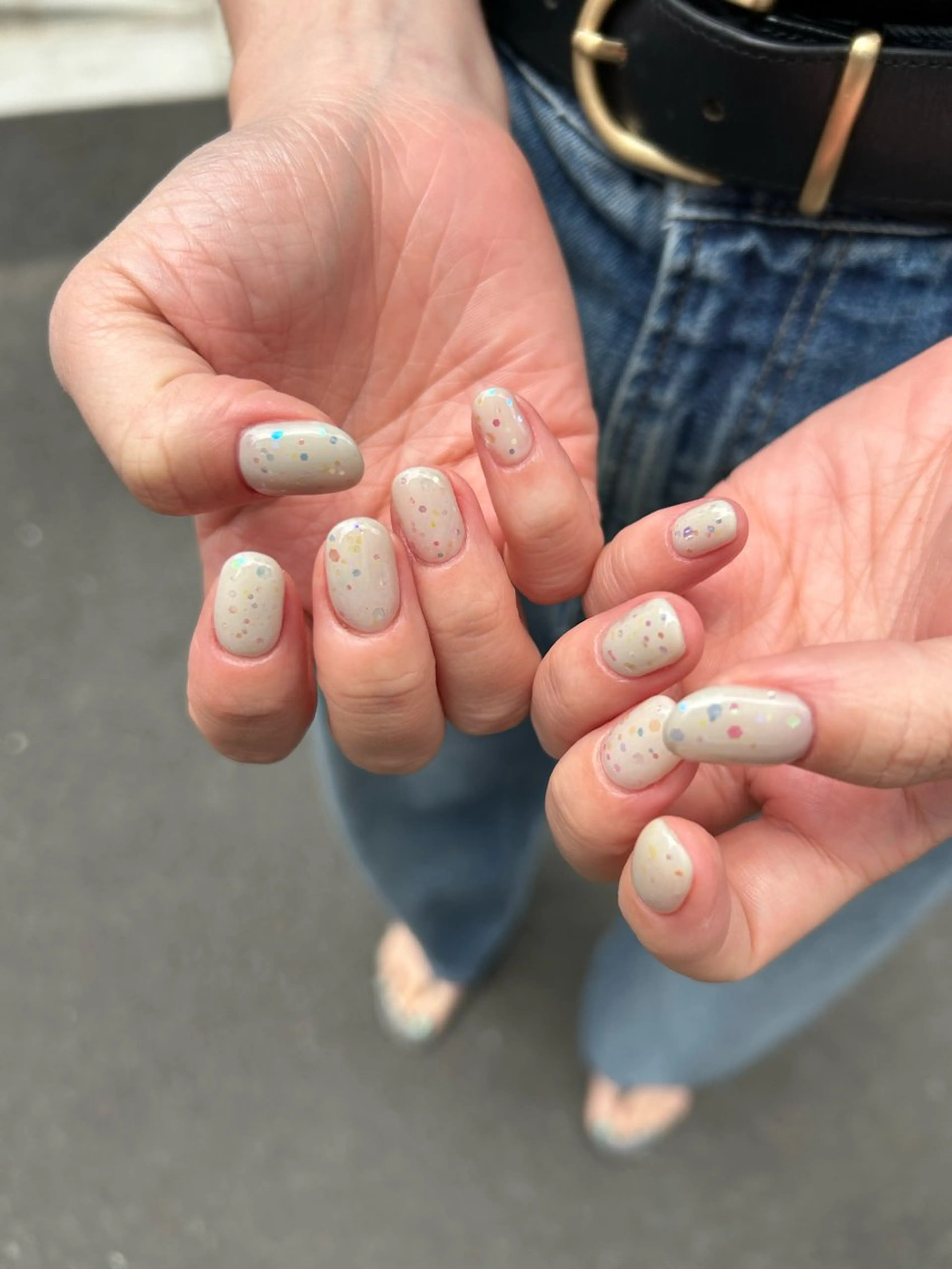 ネイル ラメ(グリッター) ワンカラーネイル Yumi 広尾|恵比寿ネイルのネイルデザイン