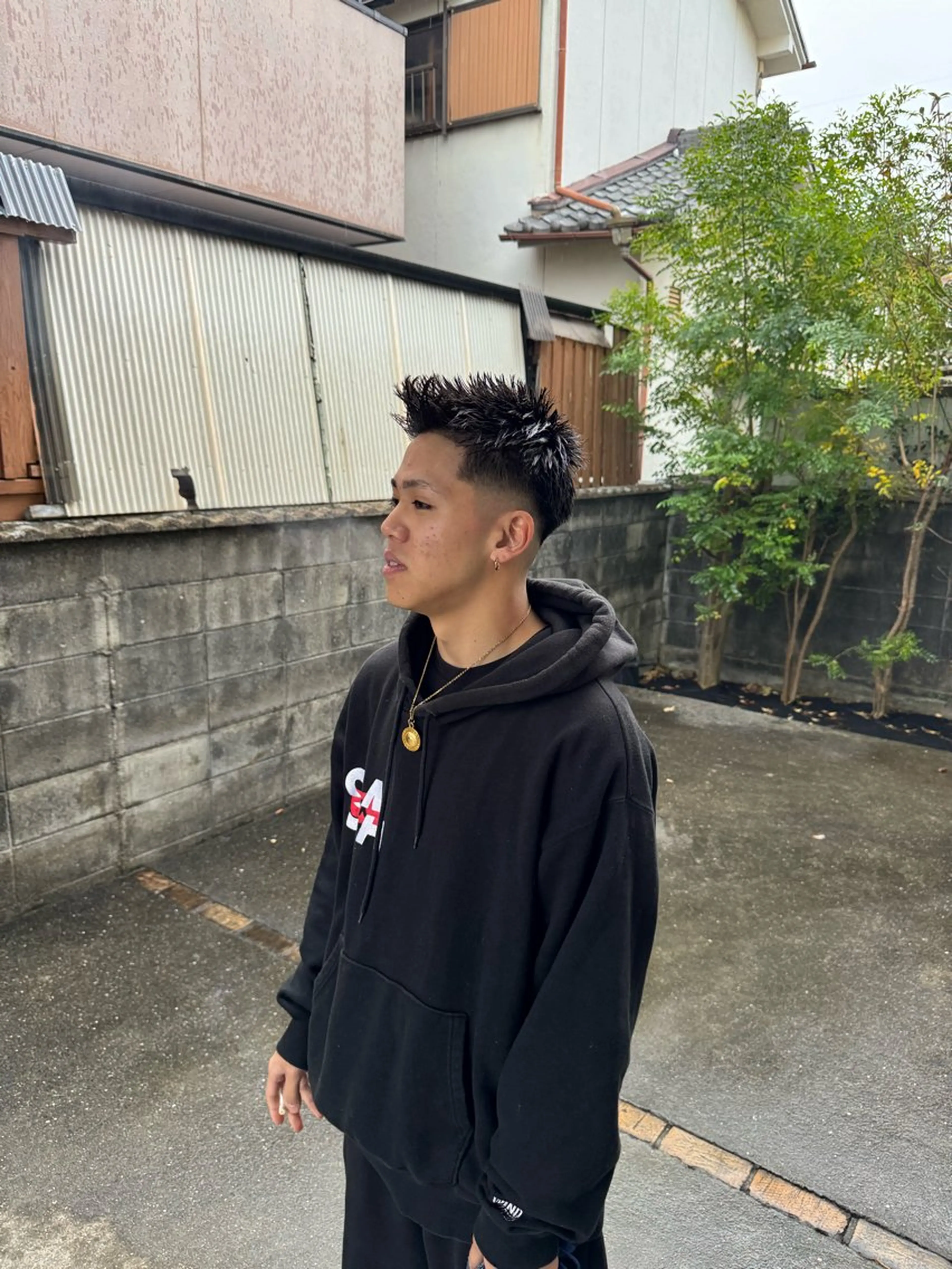 ショート メンズ フェードカット スパイキーショート ショートヘア eir Luxe所属・カットマン大北 ですのヘアスタイル