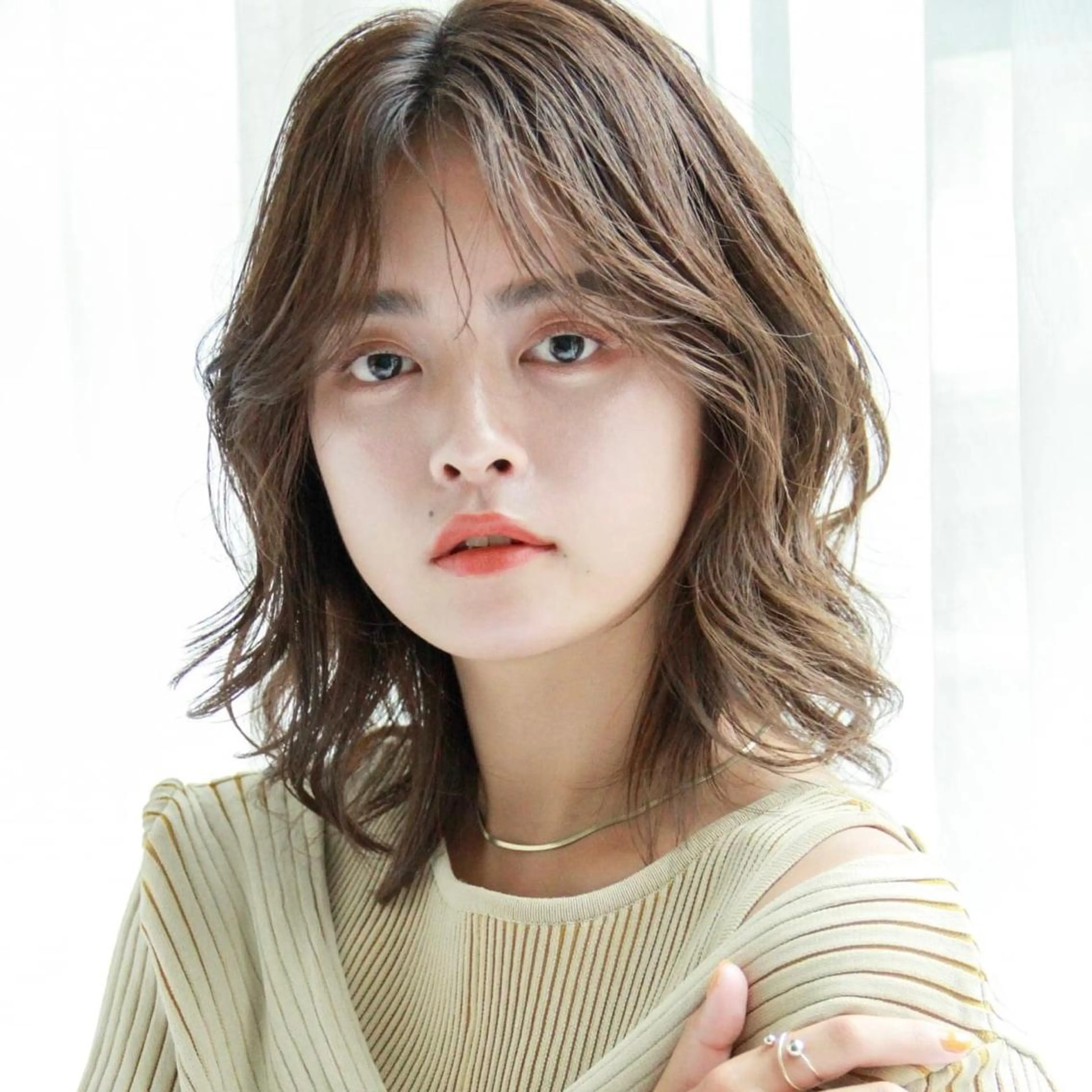 ミディアム 🫧FERIA北千里 🫧のヘアスタイル