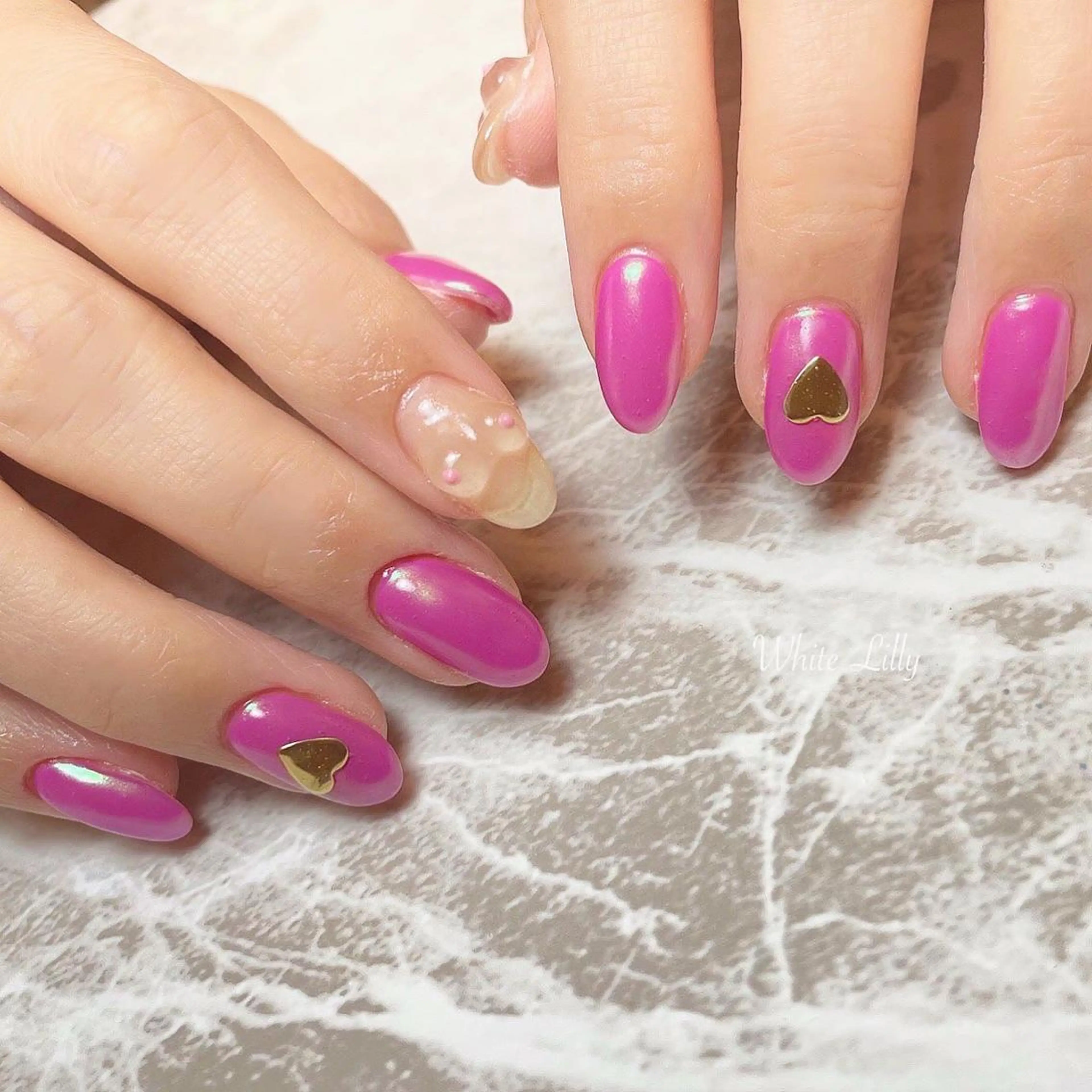 ネイル ハンドネイル White lily所属・牧田 雅世のネイルデザイン